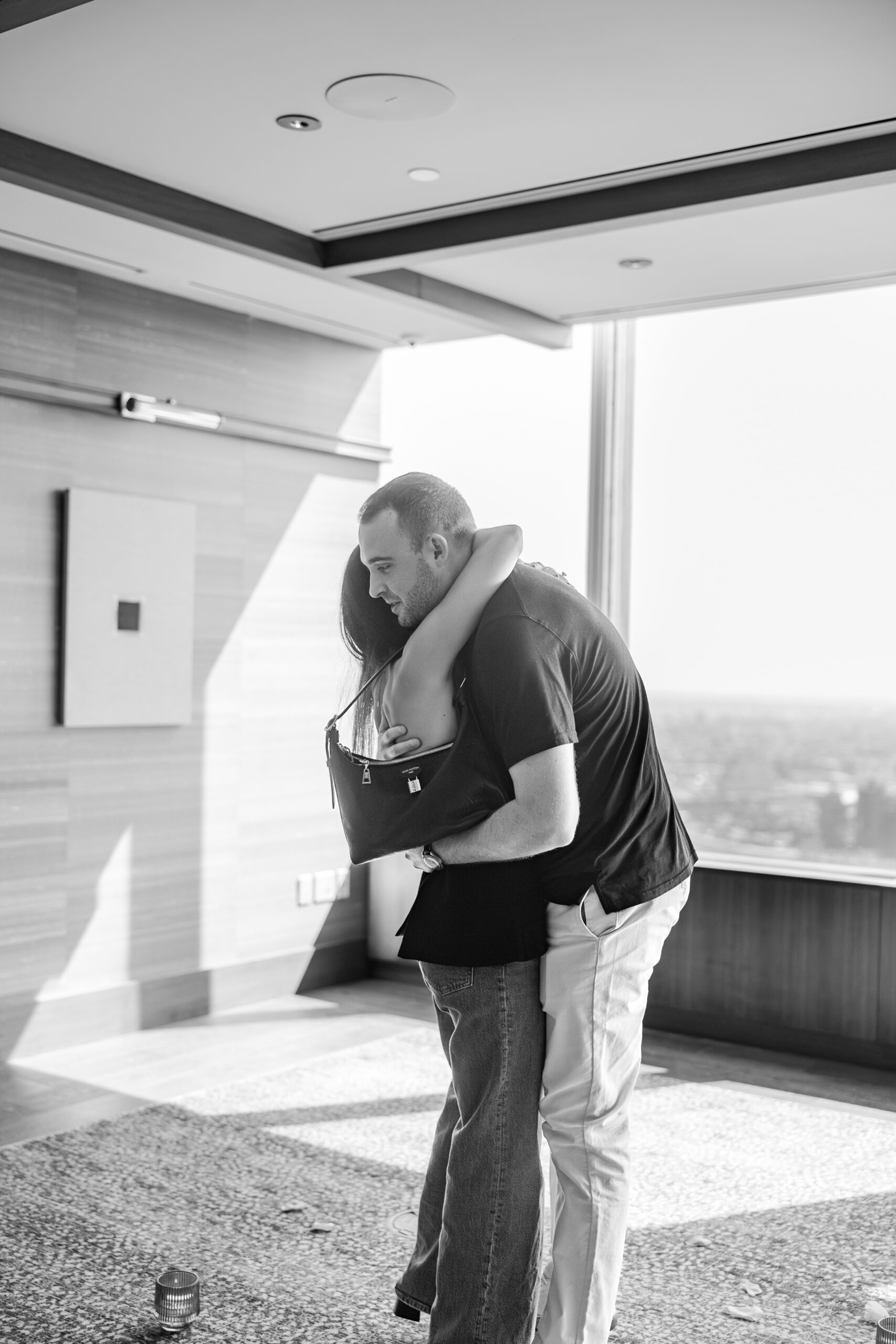 A surprise proposal in NYC