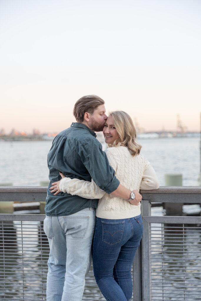 NYC Pier Engagement Photos