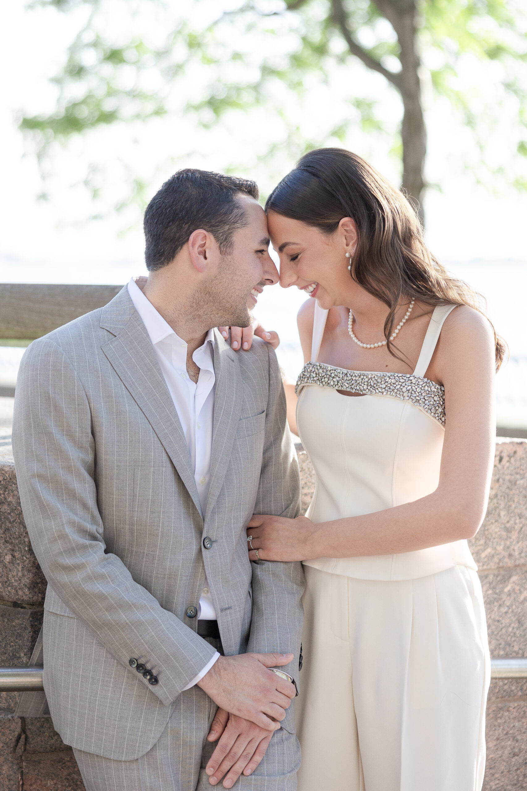 NYC couples photo in Tribeca