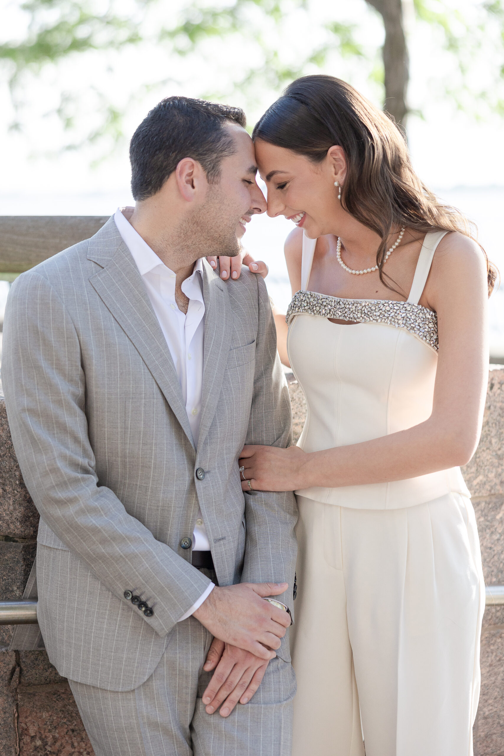 Engagement session in NYC Tribeca