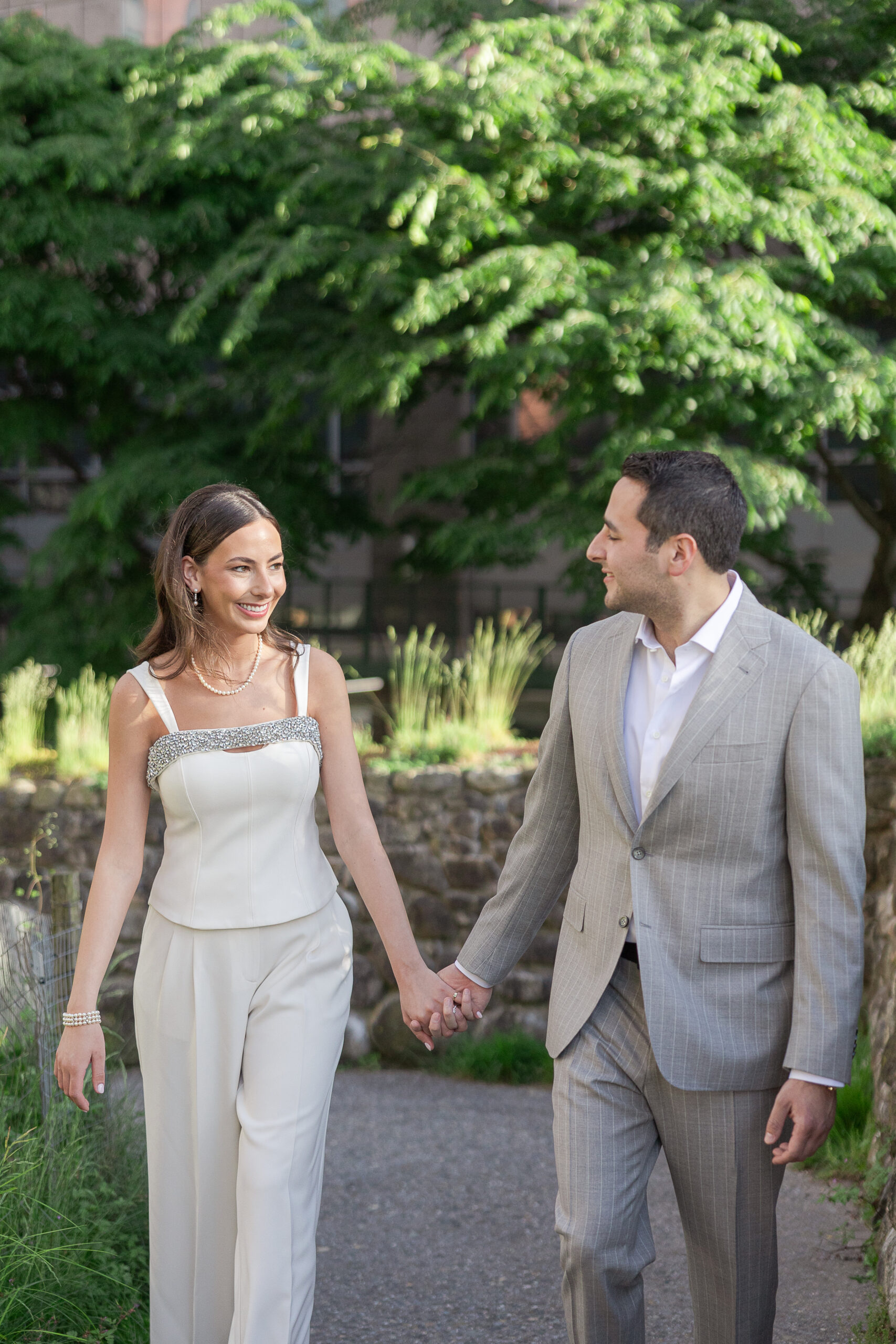 NYC couples photo in Tribeca