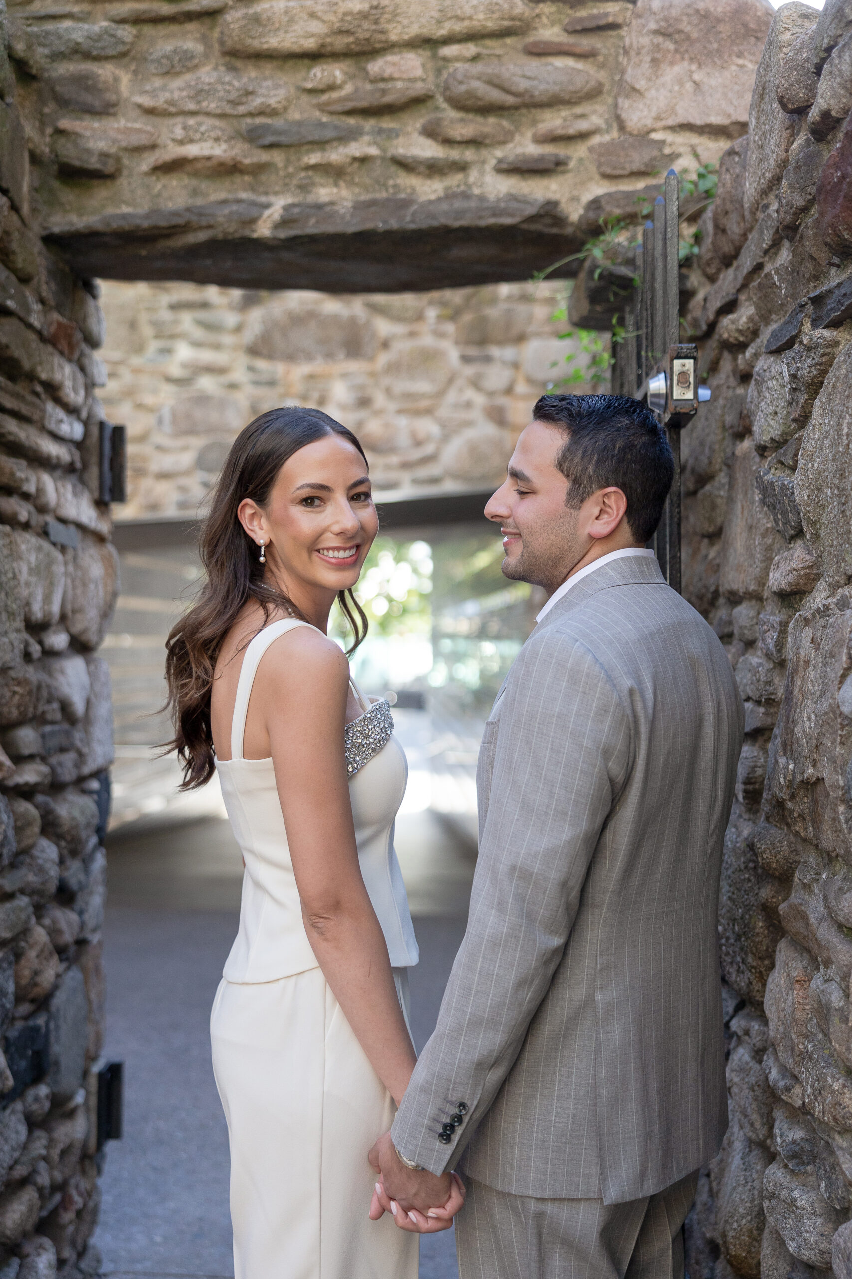 NYC couples photo in Tribeca