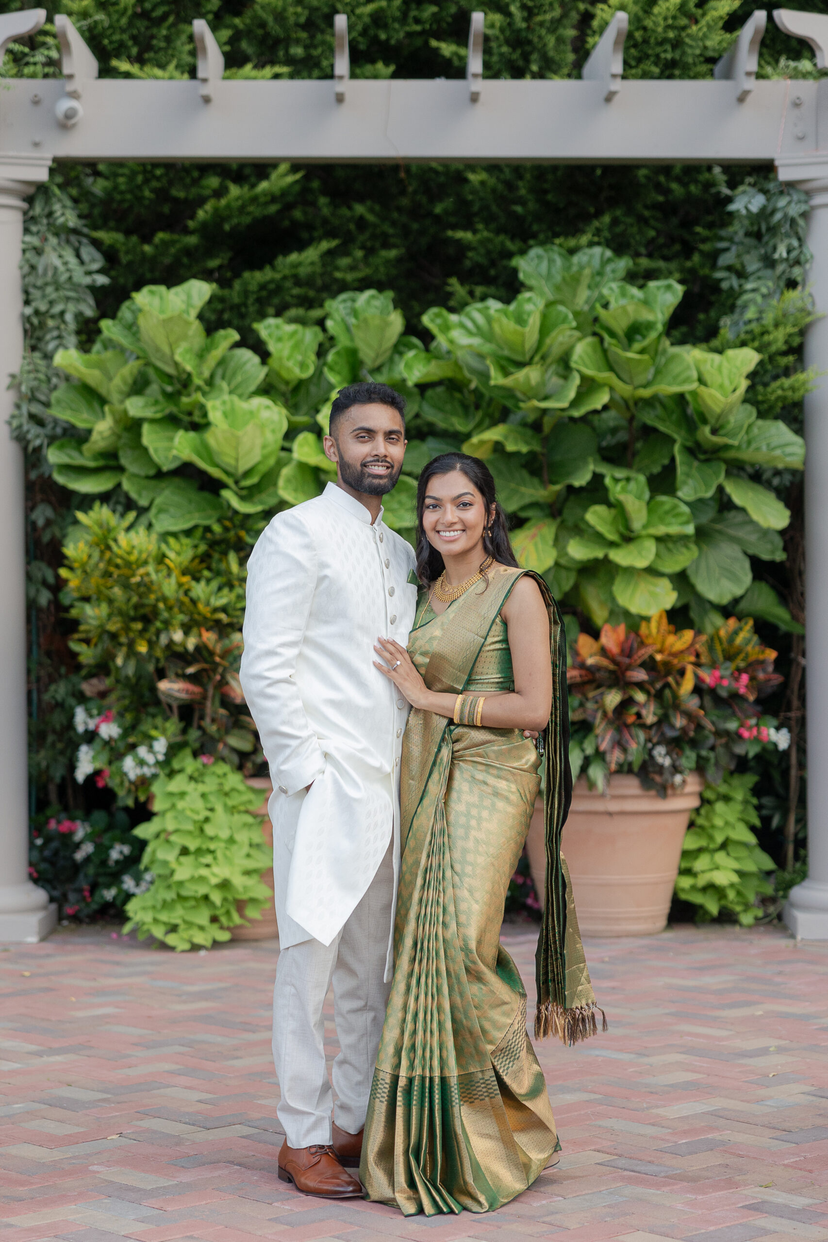 Bride and groom portraits