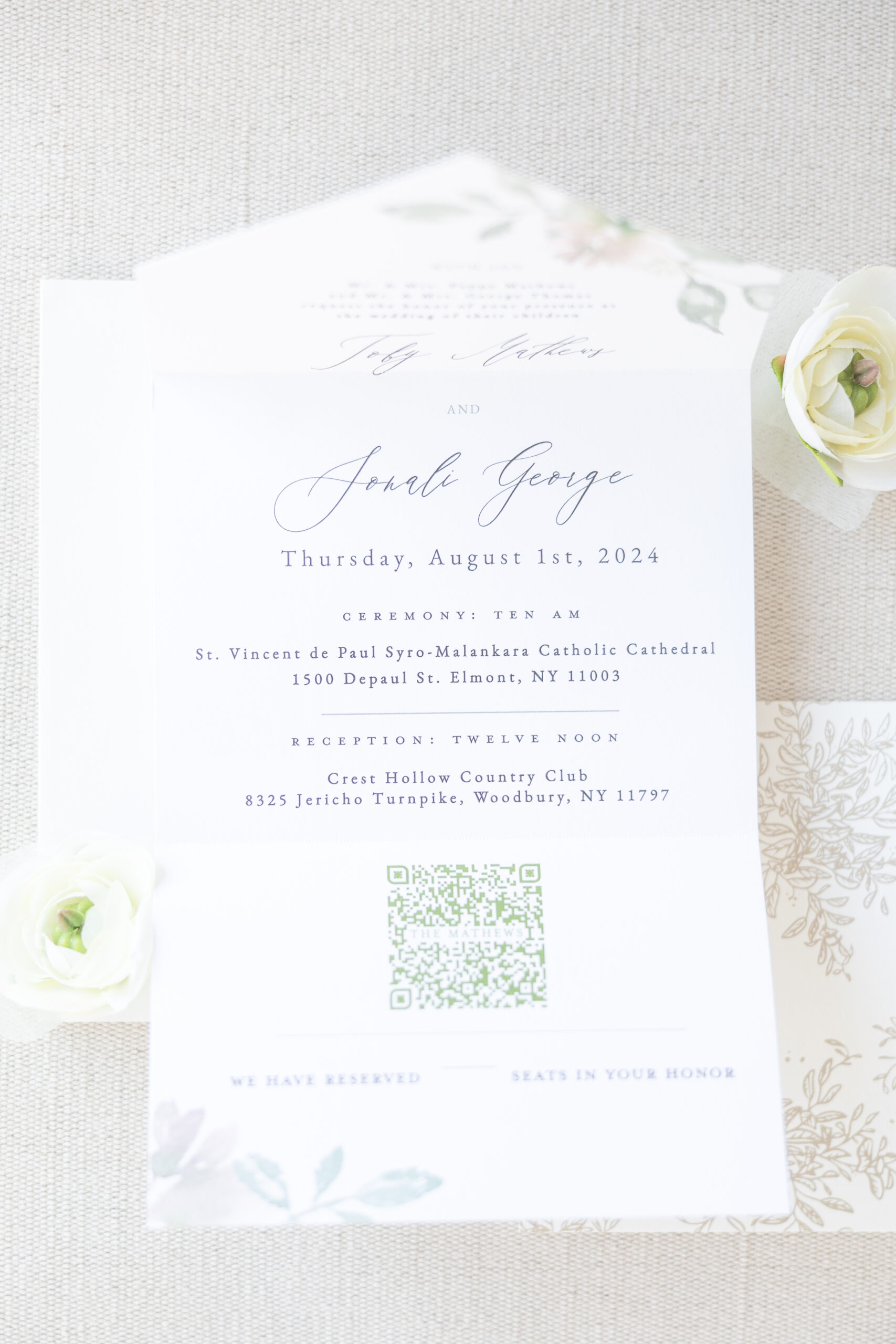 Wedding details for Crest Hollow Country Club