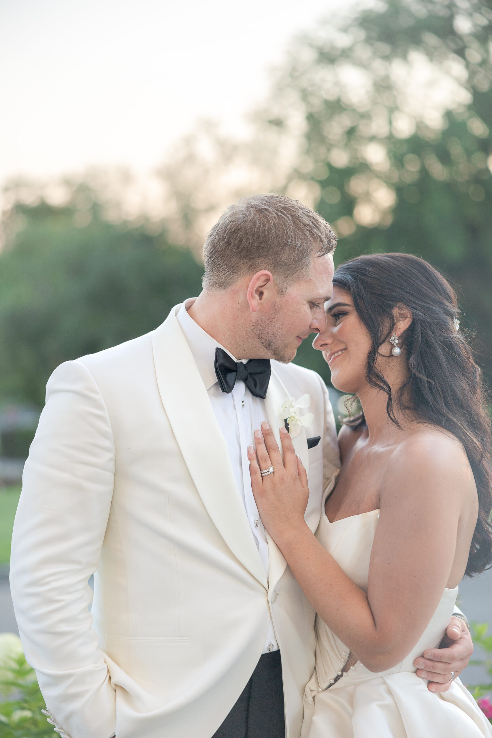 Sunset photos at North Hempstead Country Club wedding venue