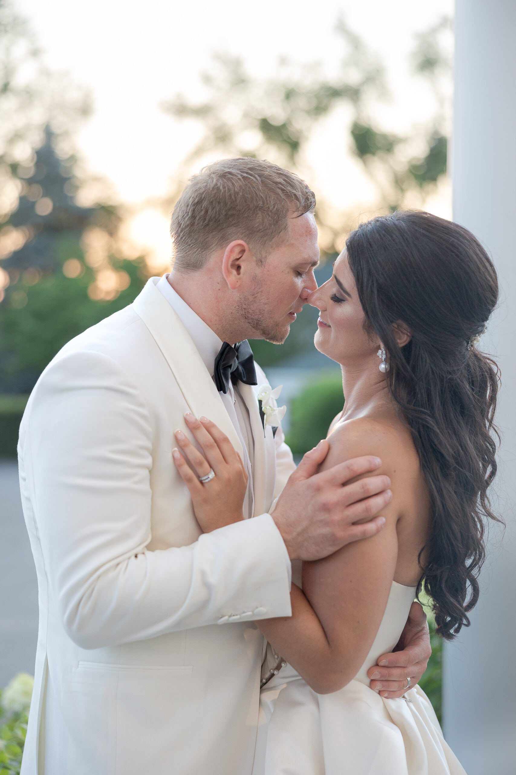 Sunset photos at North Hempstead Country Club wedding venue