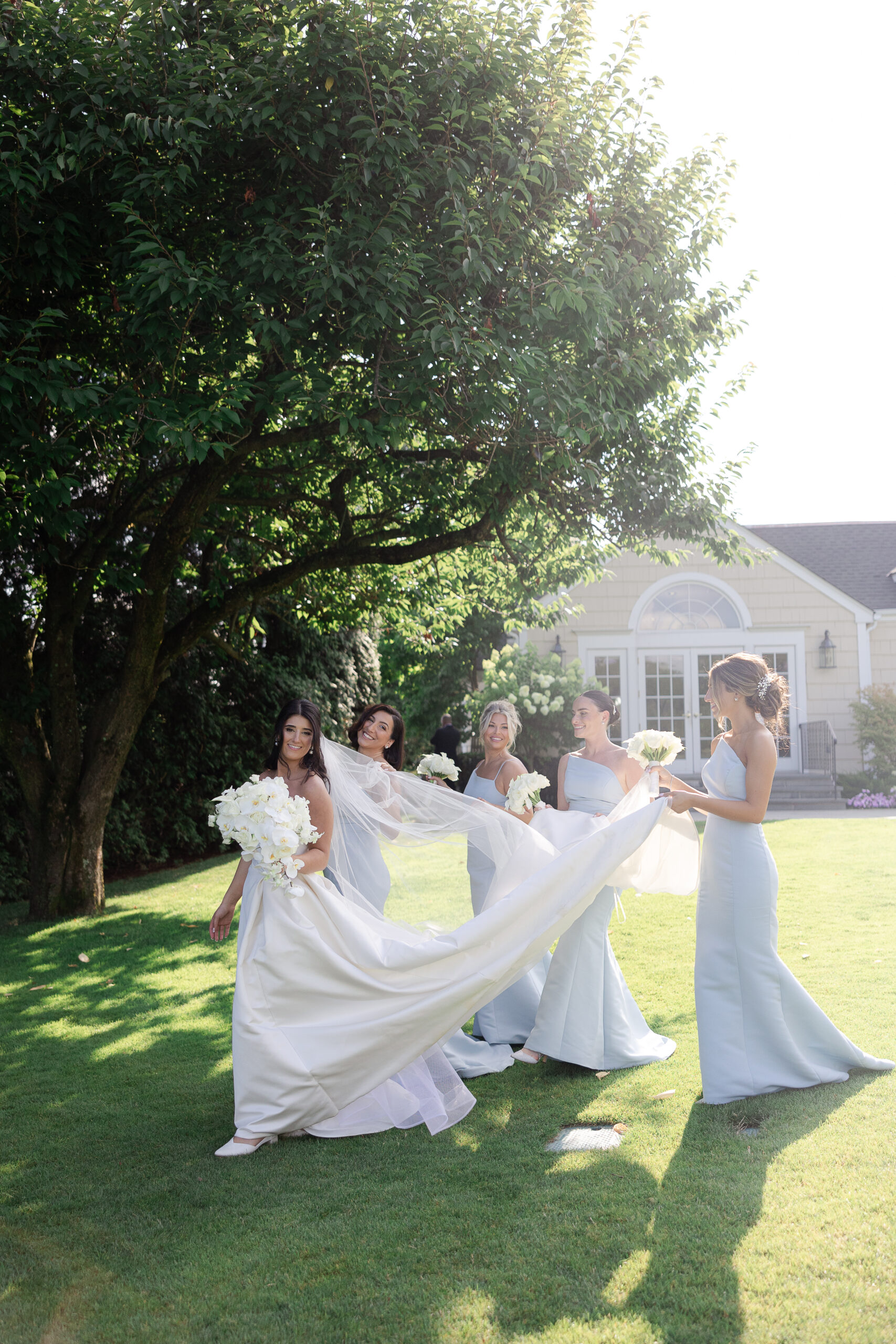 Bridal party at North Hempstead Country Club