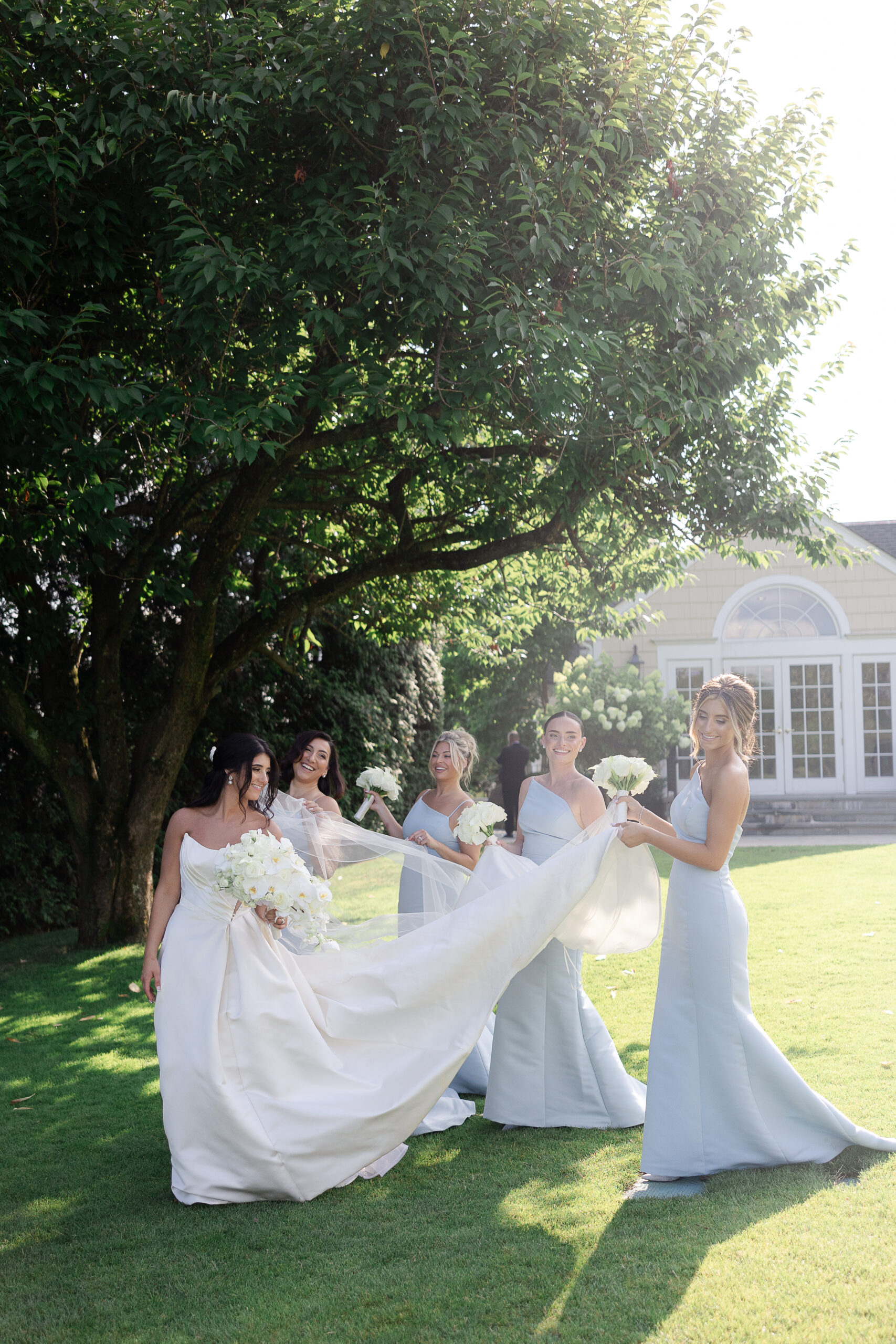 Bridal party at North Hempstead Country Club