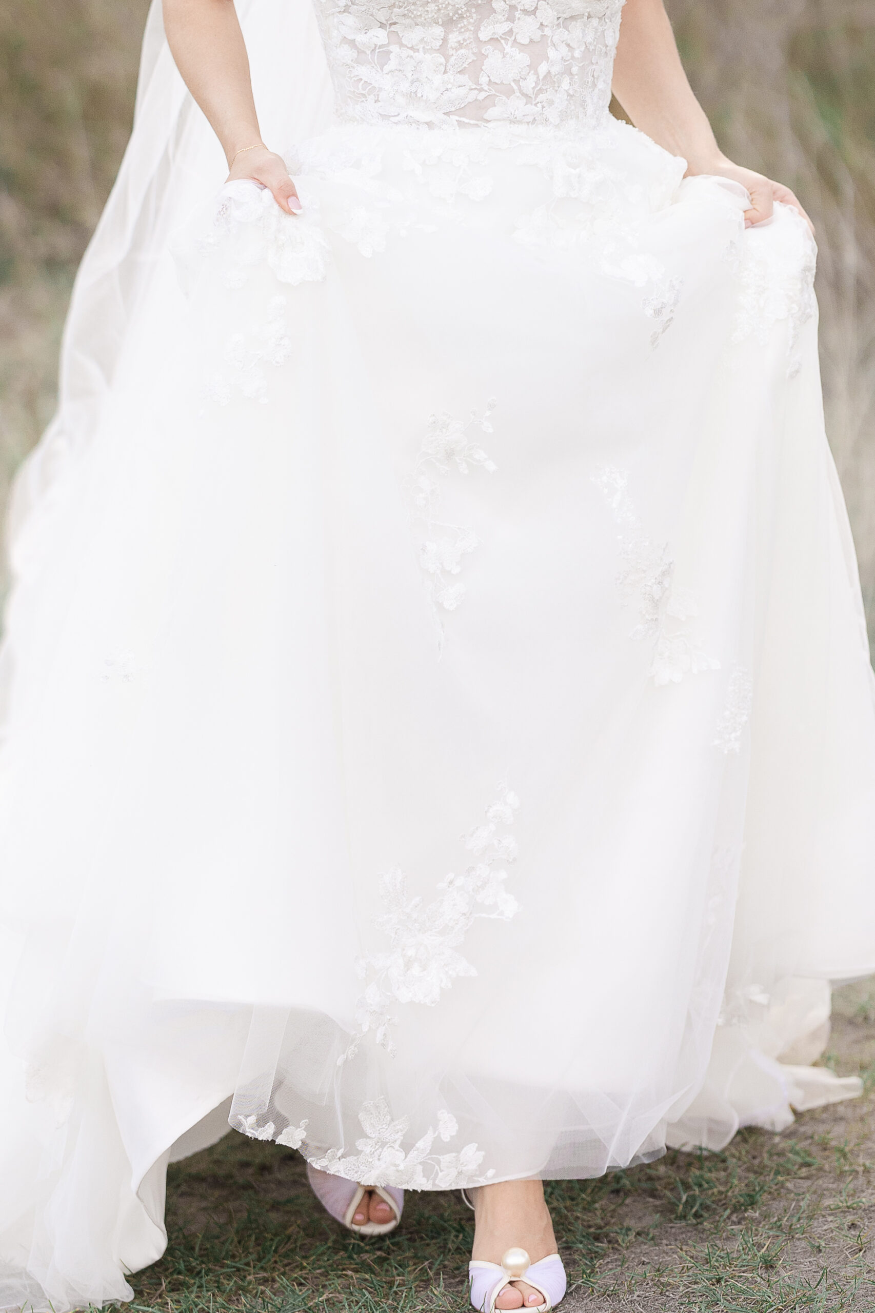 Bride outdoor portraits at NJ wedding venue