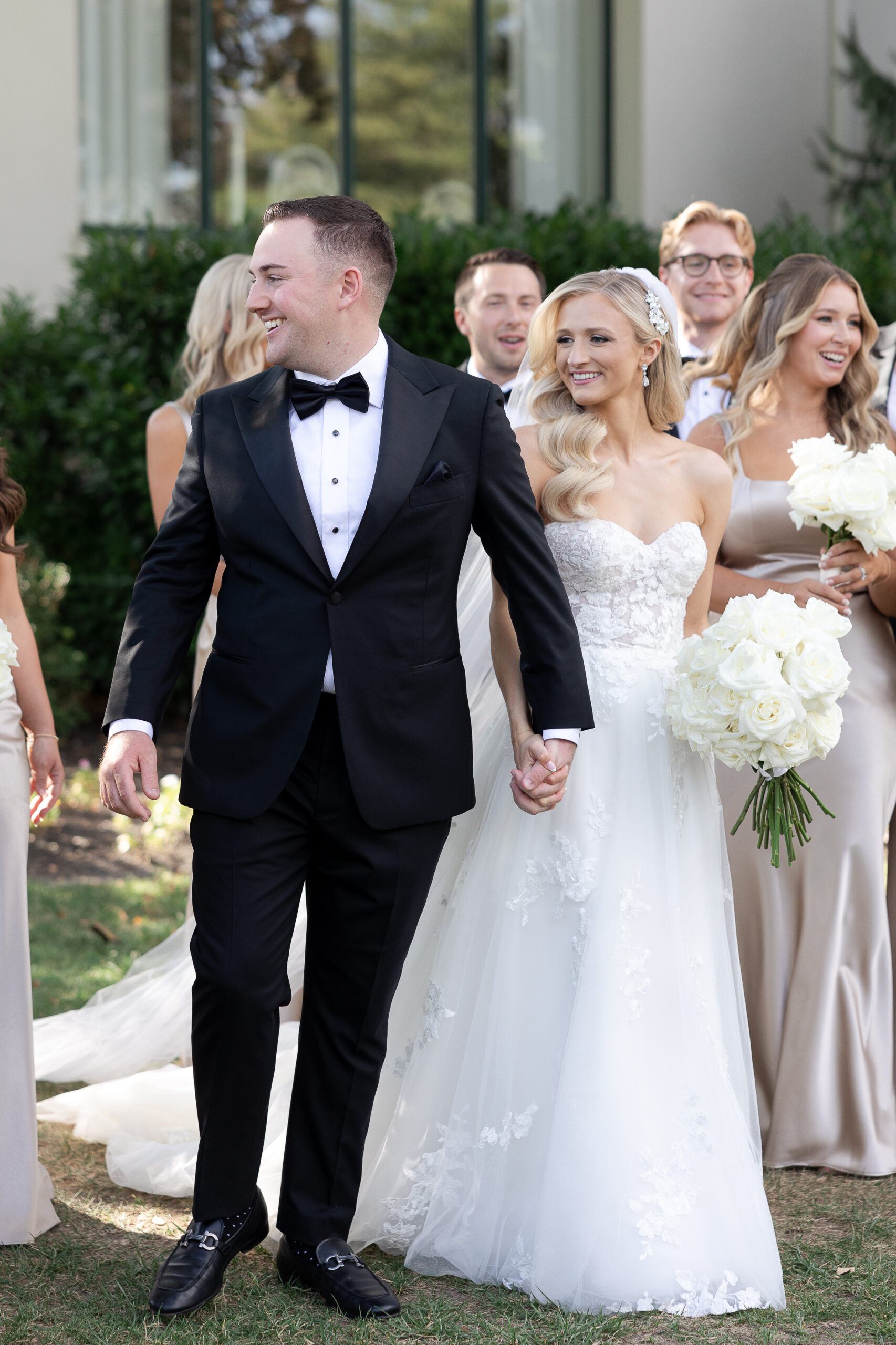 Wedding party photos at Edgewood Country Club Wedding venue