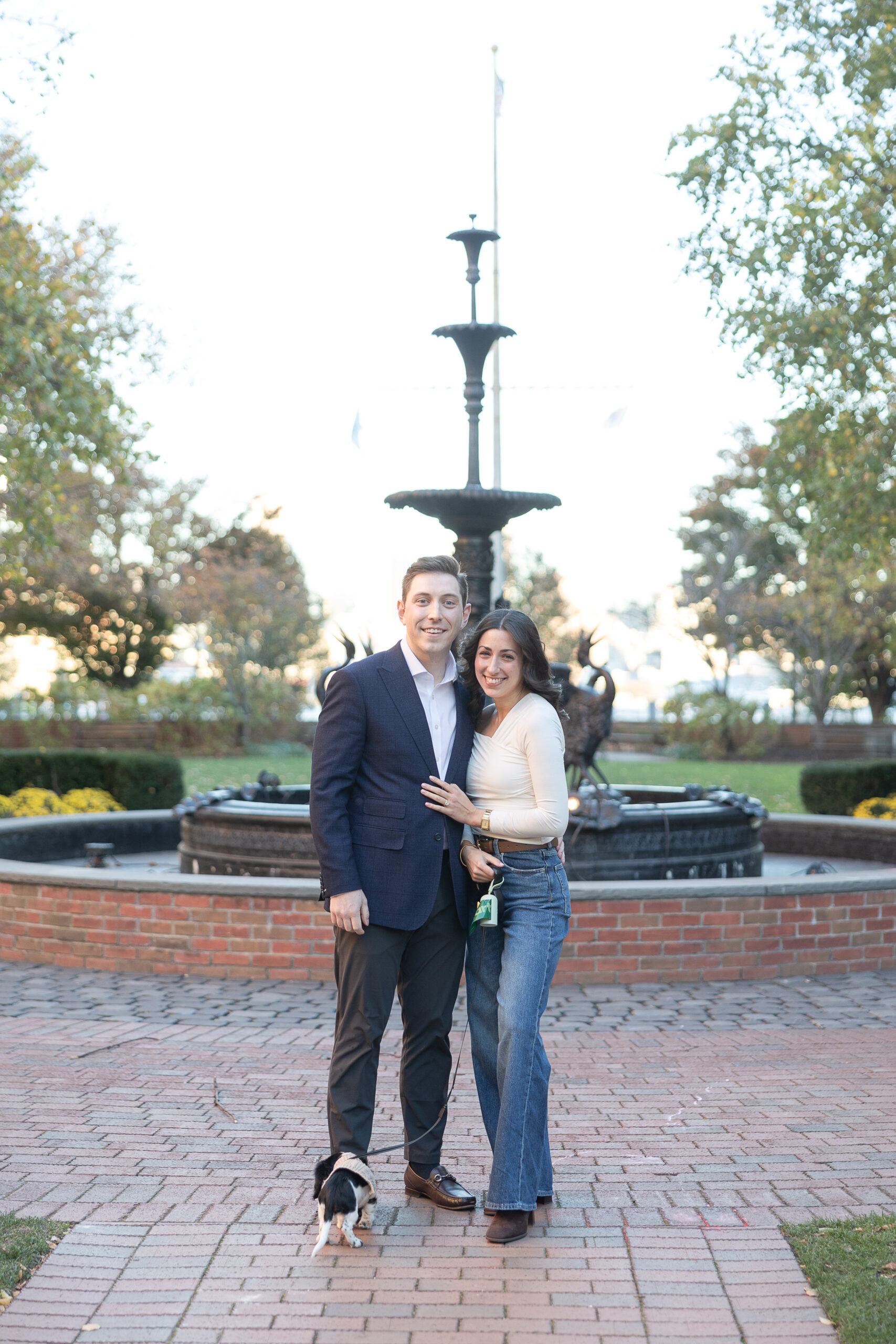 Engagement photos at Hoboken NJ