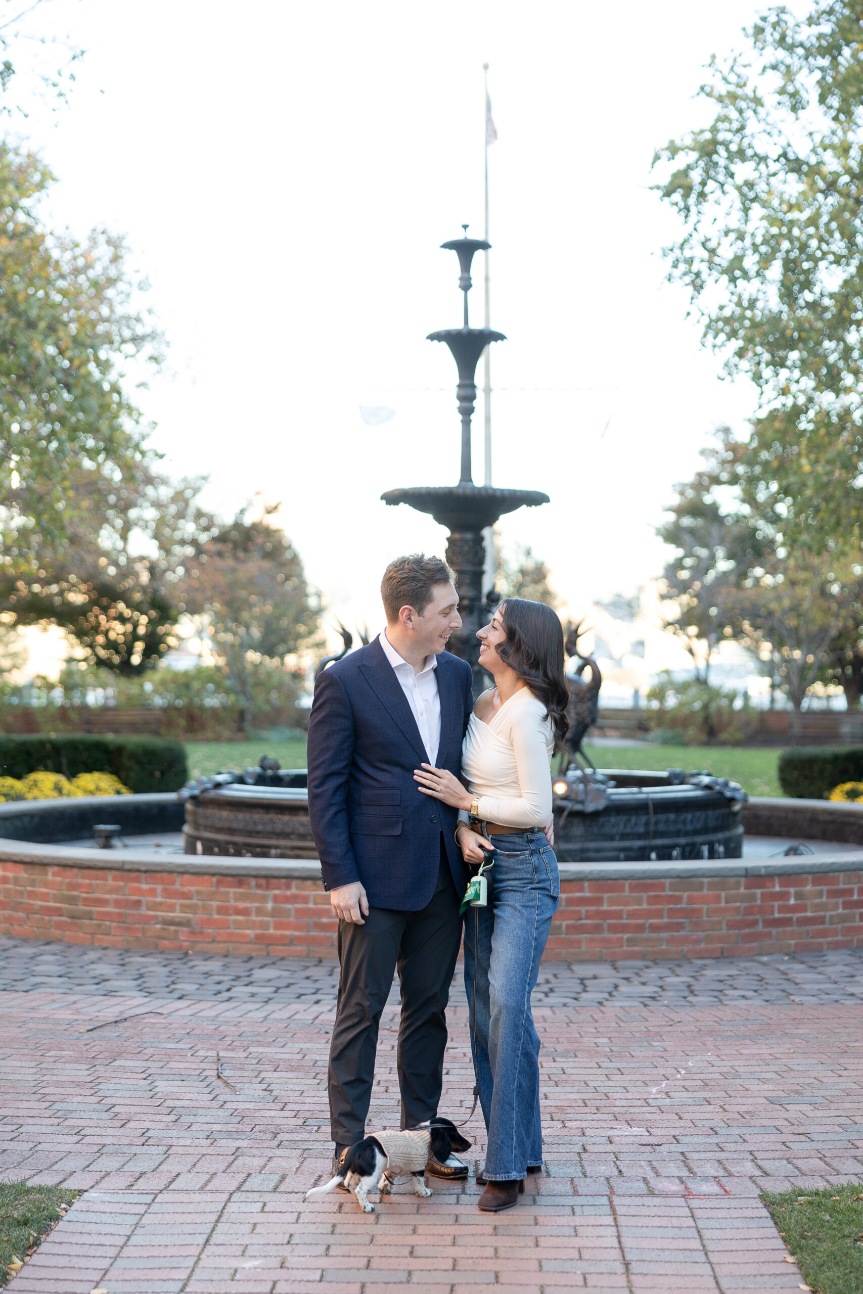 Engagement photos at Hoboken NJ