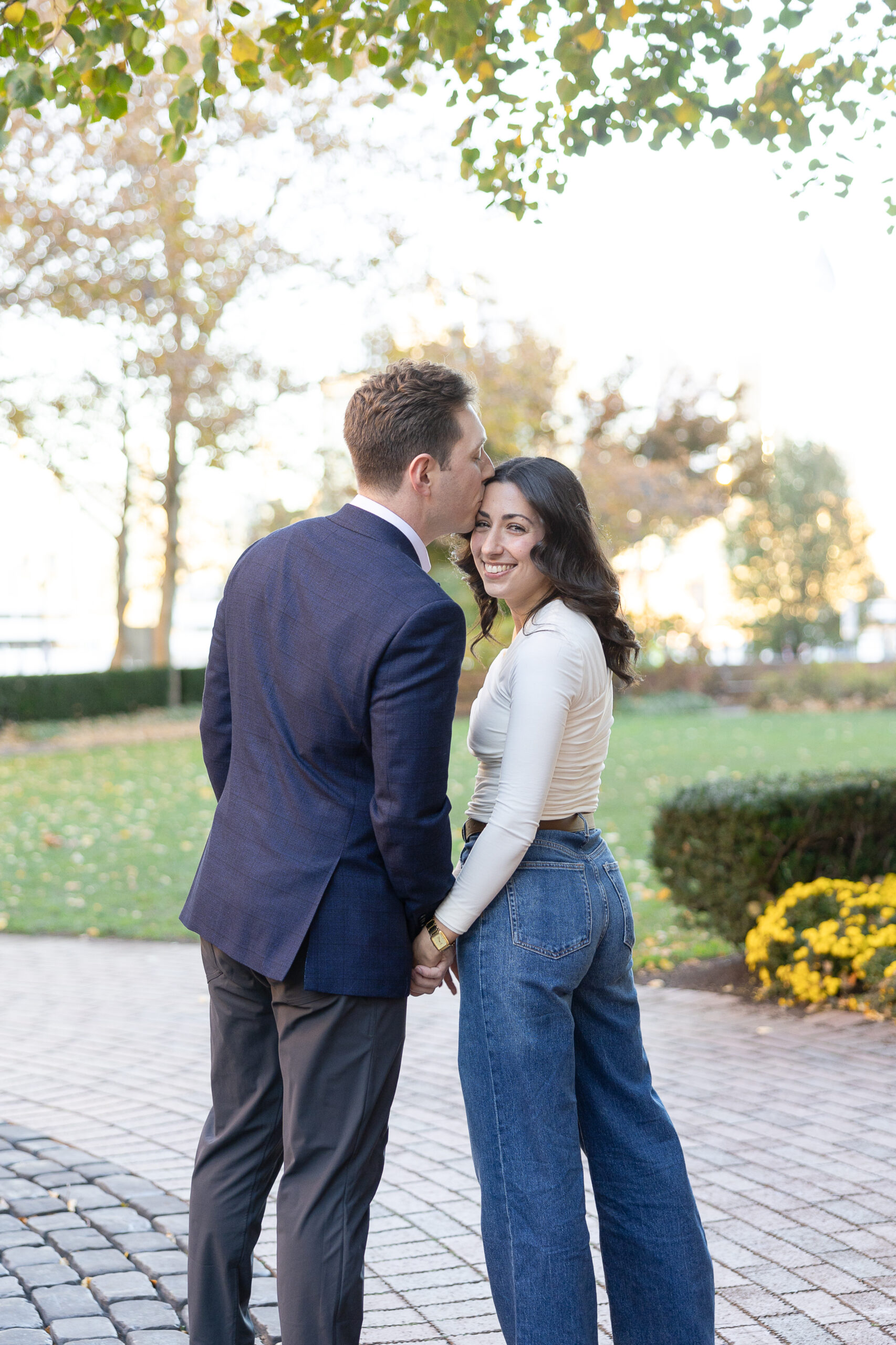 Engagement photos at Hoboken NJ