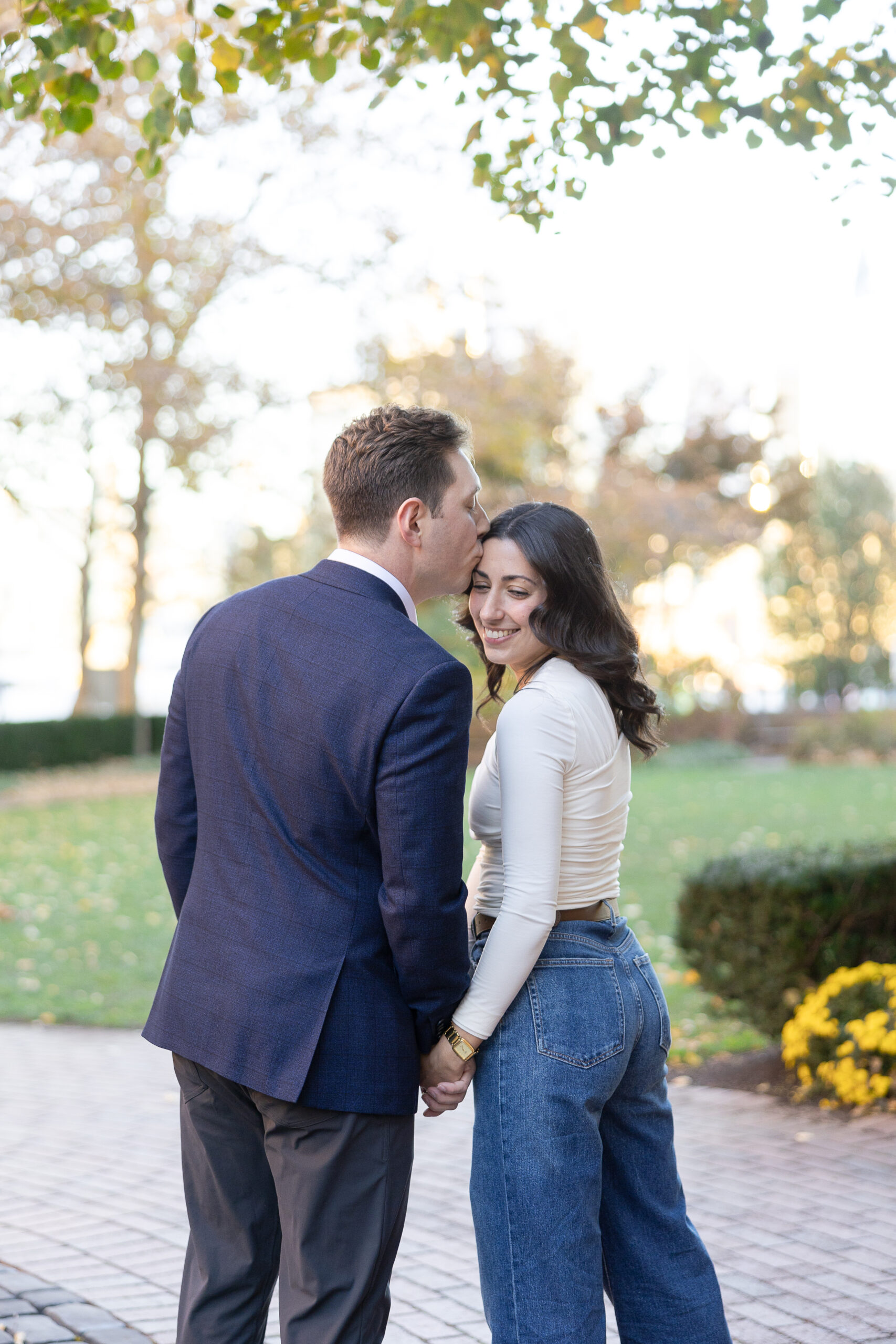 Engagement photos at Hoboken NJ