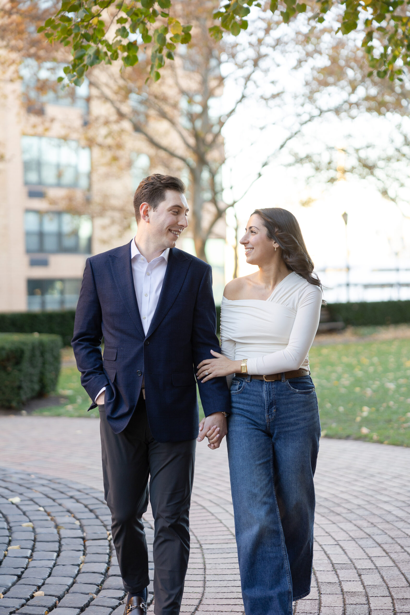 Engagement photos at Hoboken NJ
