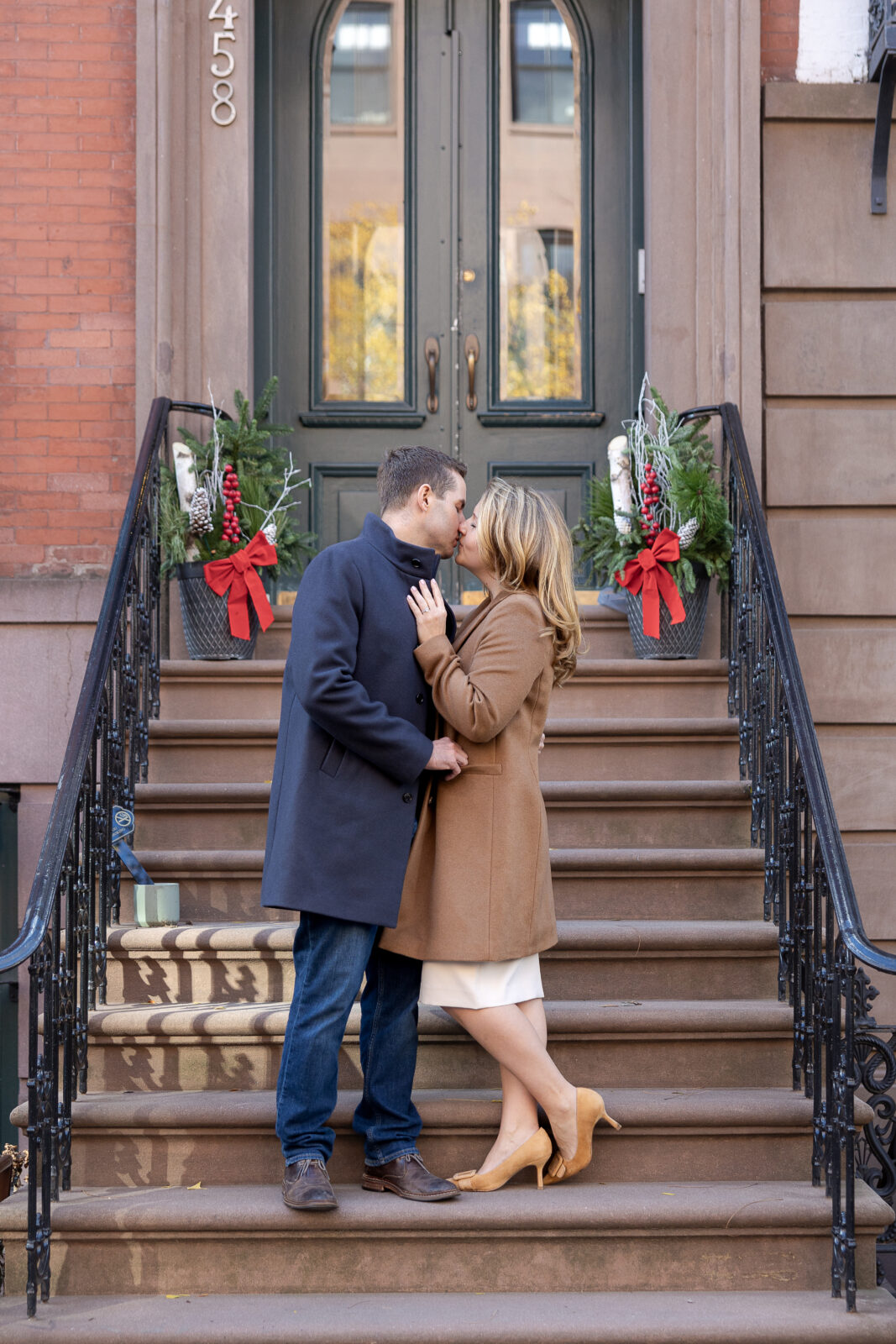 Fall Engagement Session in Chelsea Neighborhood