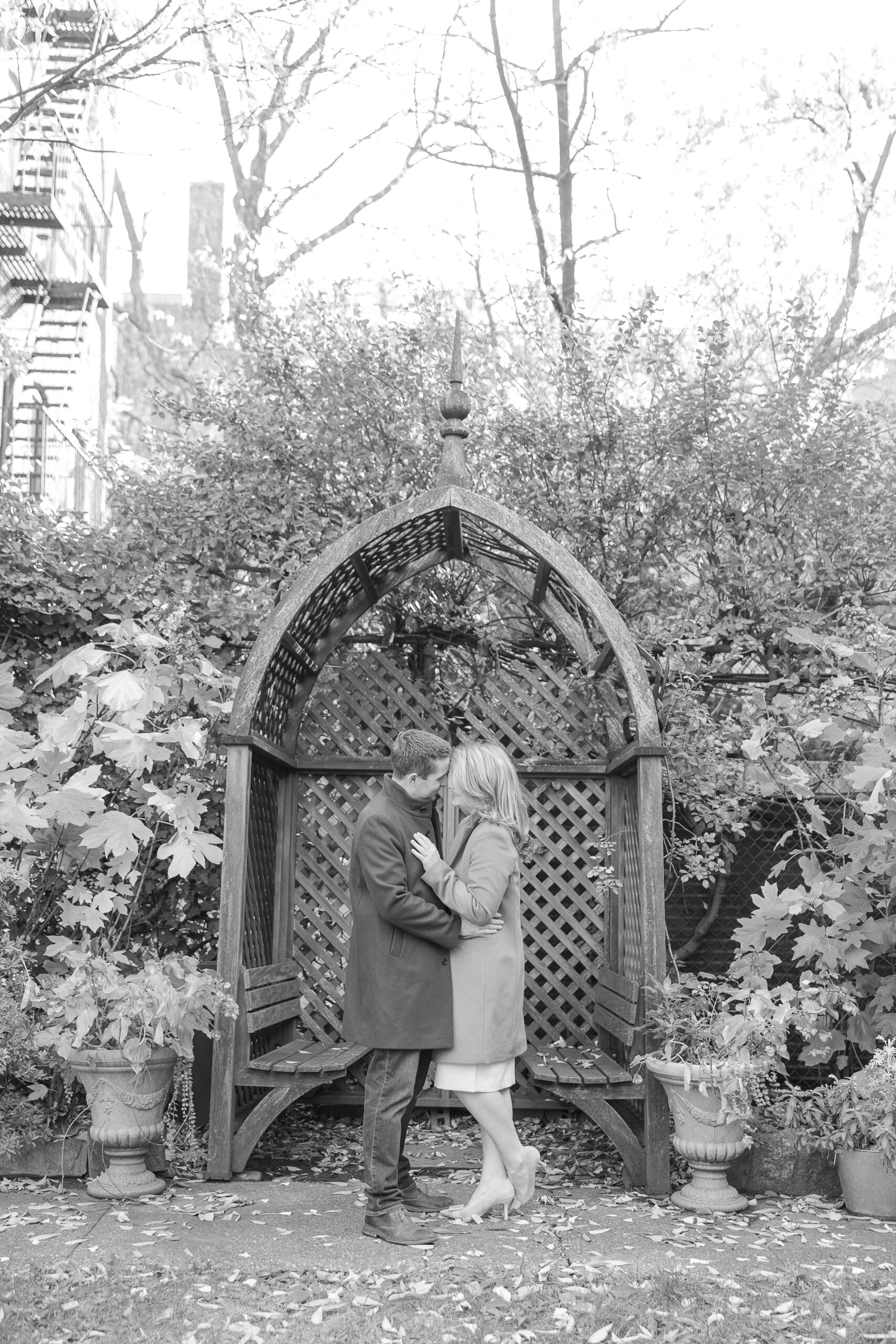 Black and white couple photos in Chelsea