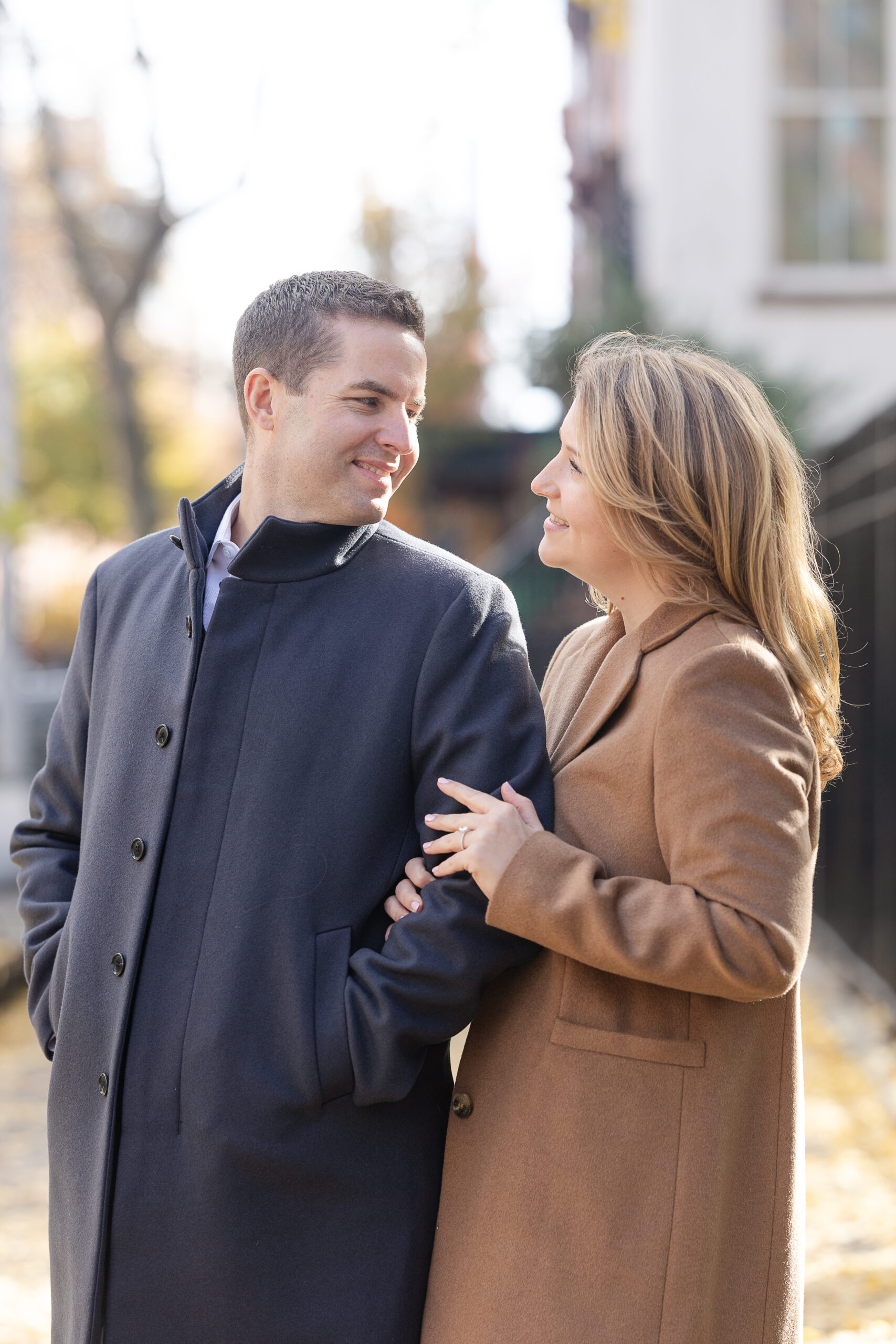 Fall NYC Engagement Session in Chelsea 