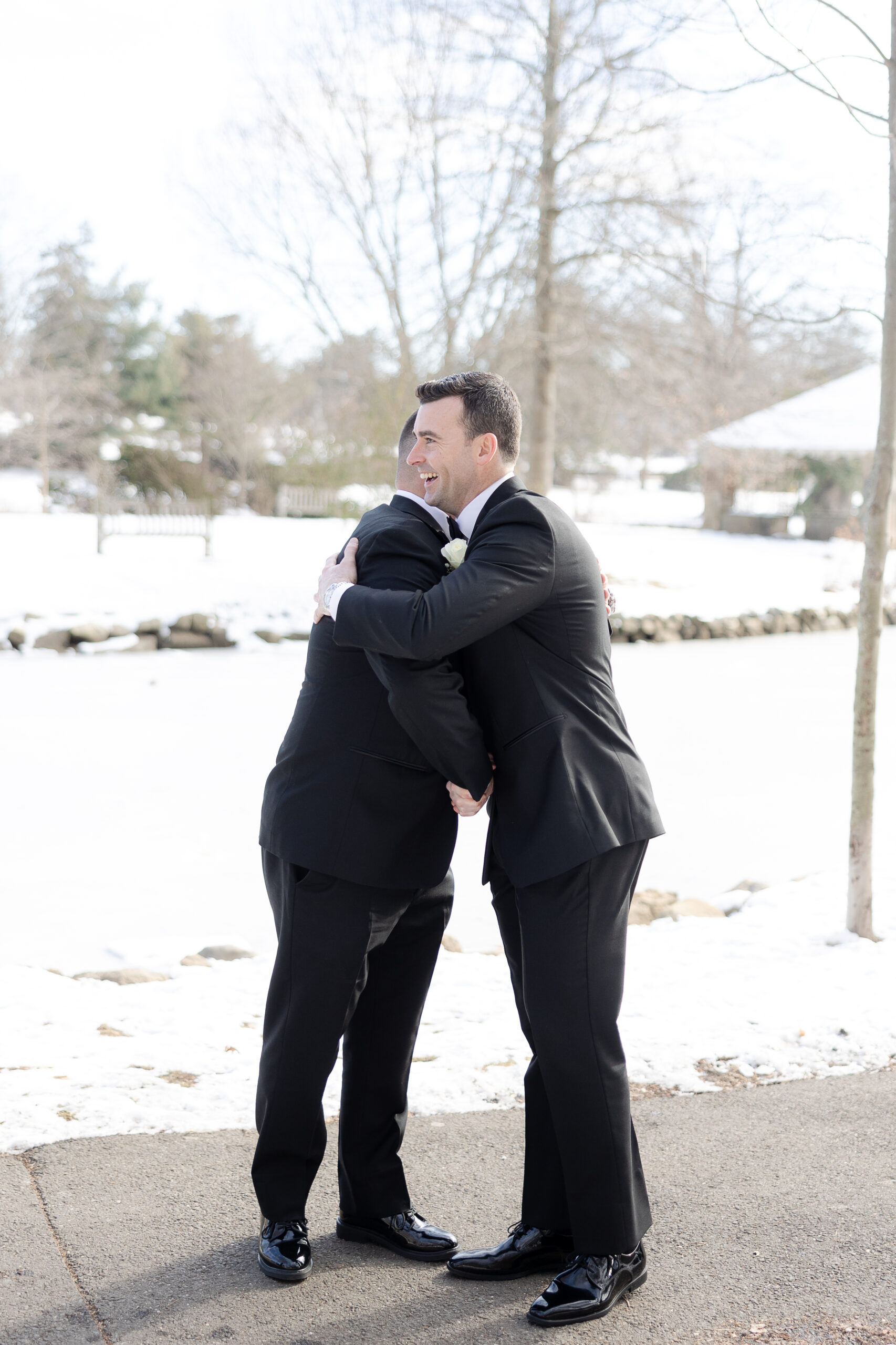 Groom and Groomsmen Binney Park Outdoor Photos