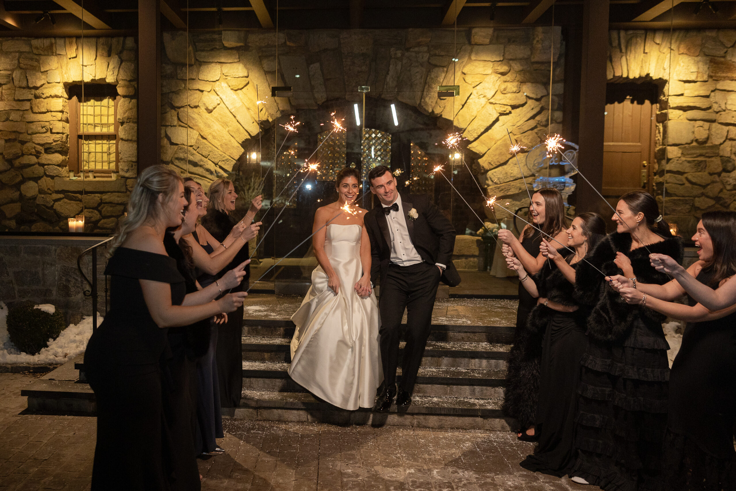 Le Chateau sparklers exit