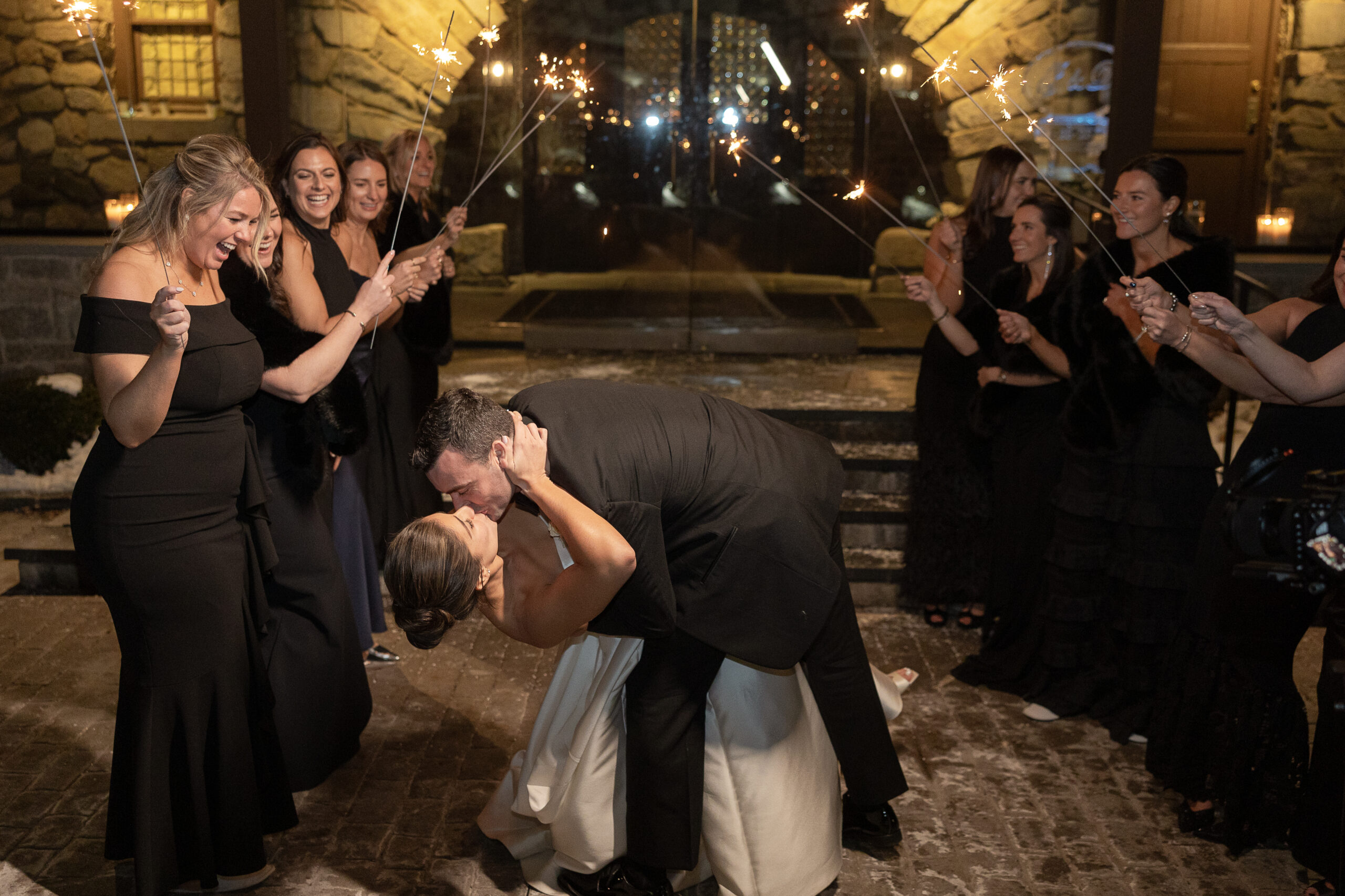 Le Chateau sparklers exit