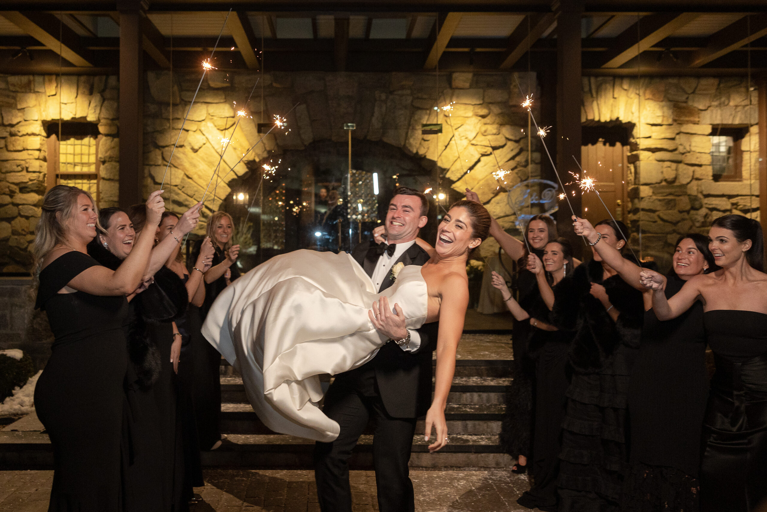 Le Chateau sparklers exit