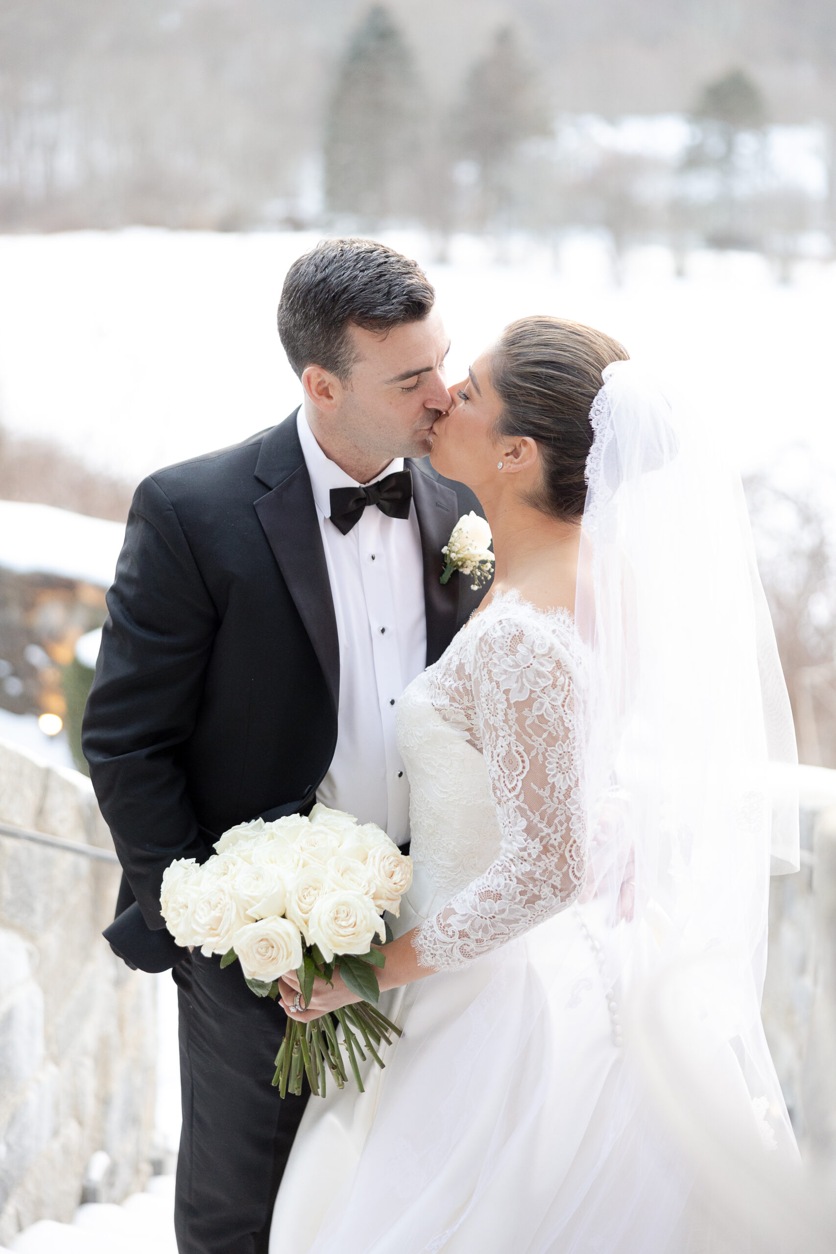 South Salem wedding portraits at Le Chateau