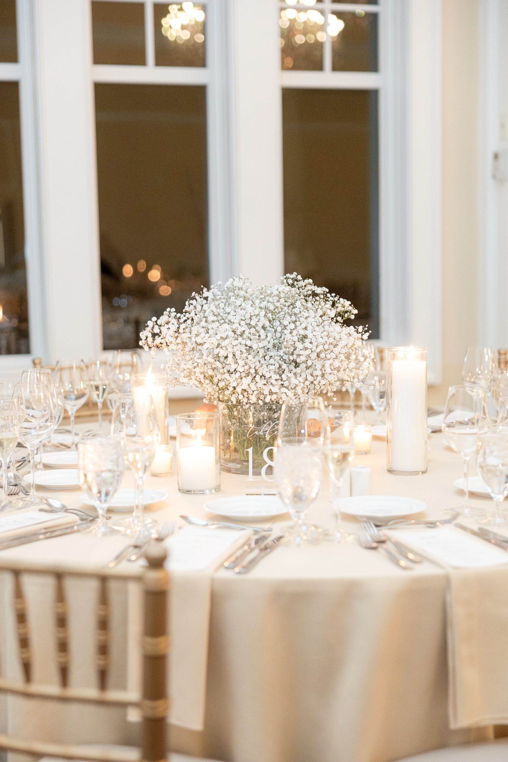 Le Chateau Wedding Reception Floral Details