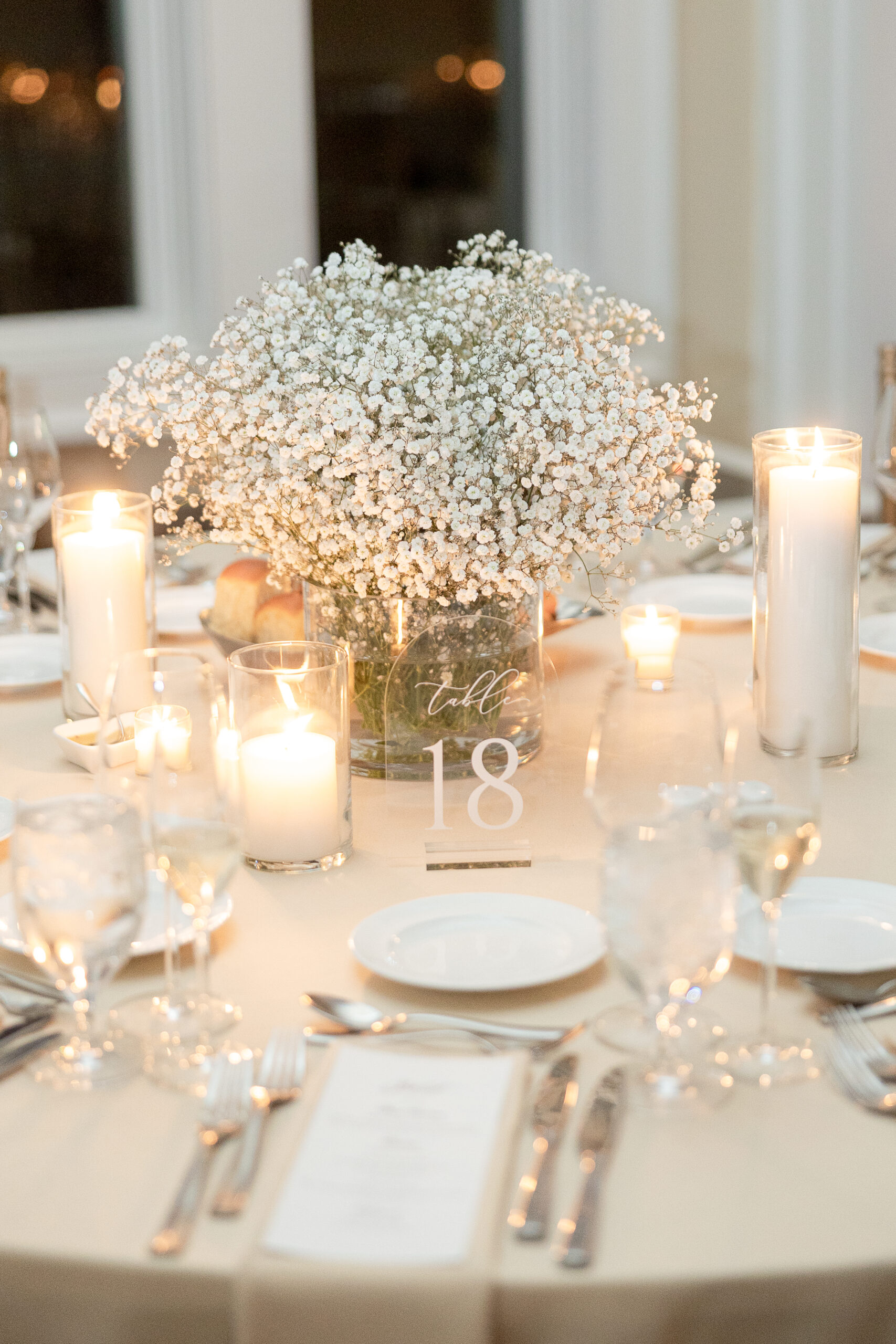 Le Chateau Wedding Reception Floral Details