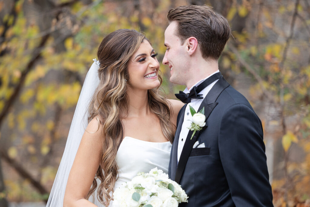 Cedar Grove Bride and Groom Fall Wedding Portraits