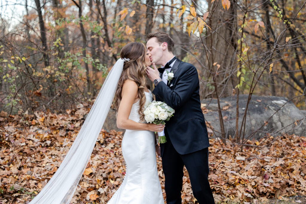 Cedar Grove Bride and Groom Fall Wedding Portraits