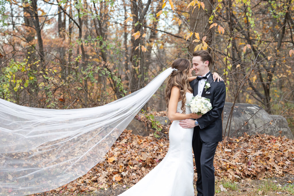 Cedar Grove Bride and Groom Fall Wedding Portraits