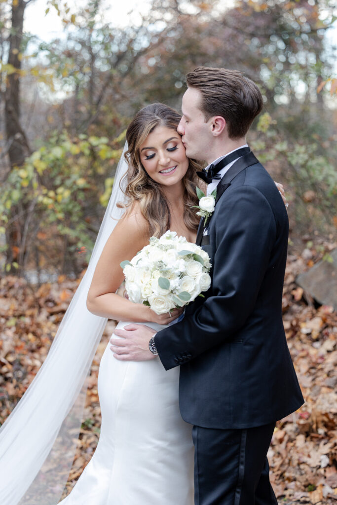 Cedar Grove Bride and Groom Fall Wedding Portraits
