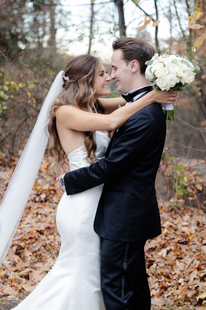 Cedar Grove Bride and Groom Fall Wedding Portraits