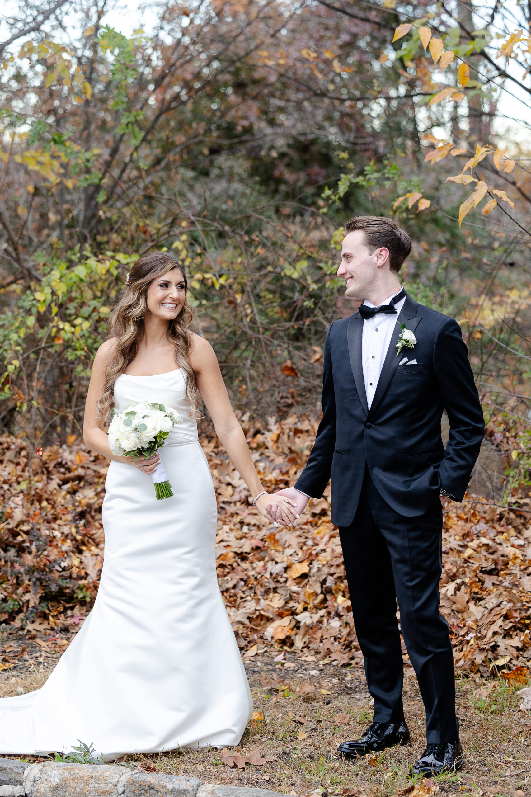 Cedar Grove Bride and Groom Fall Wedding Portraits