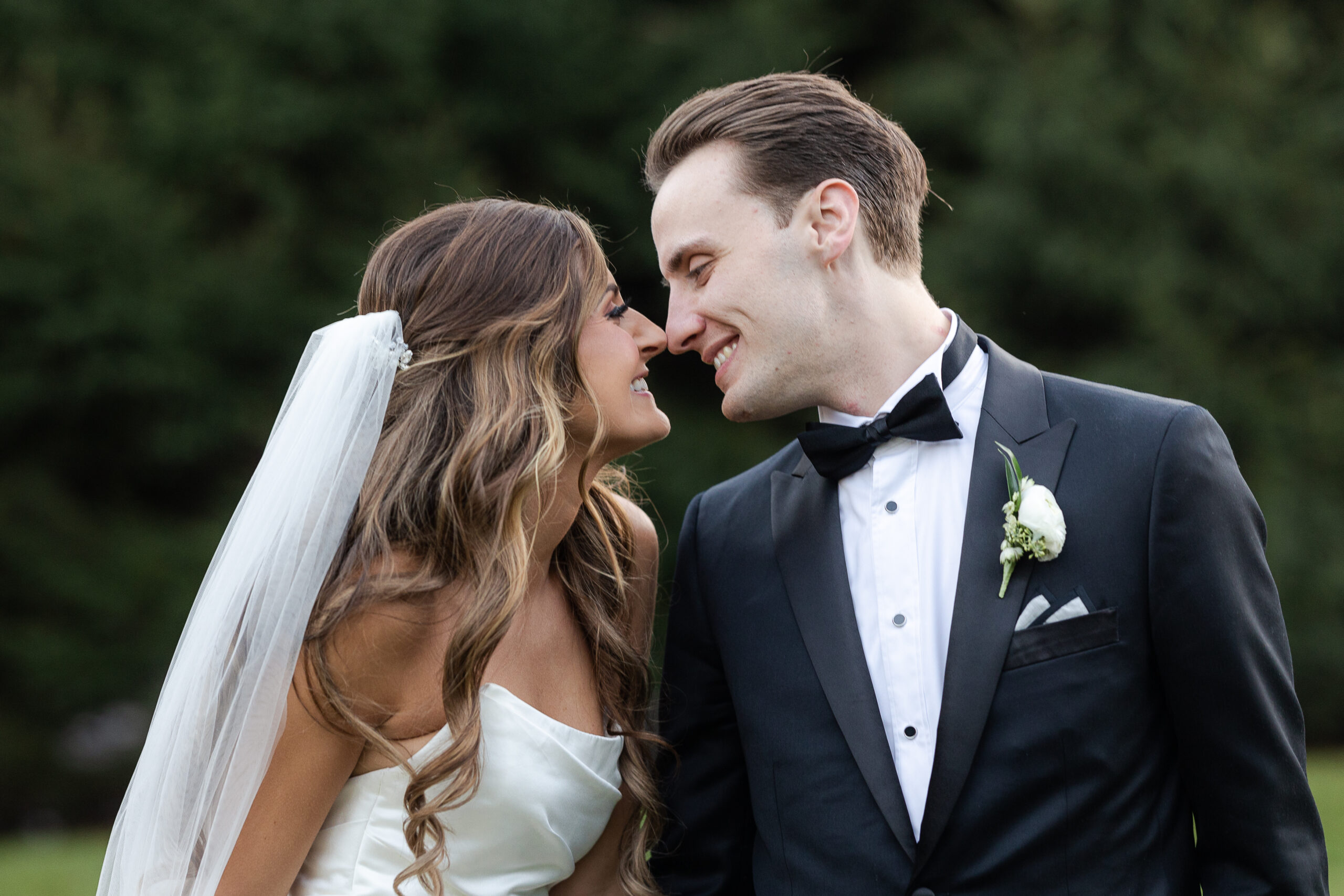Bride and Groom Wedding Portraits at The Grove