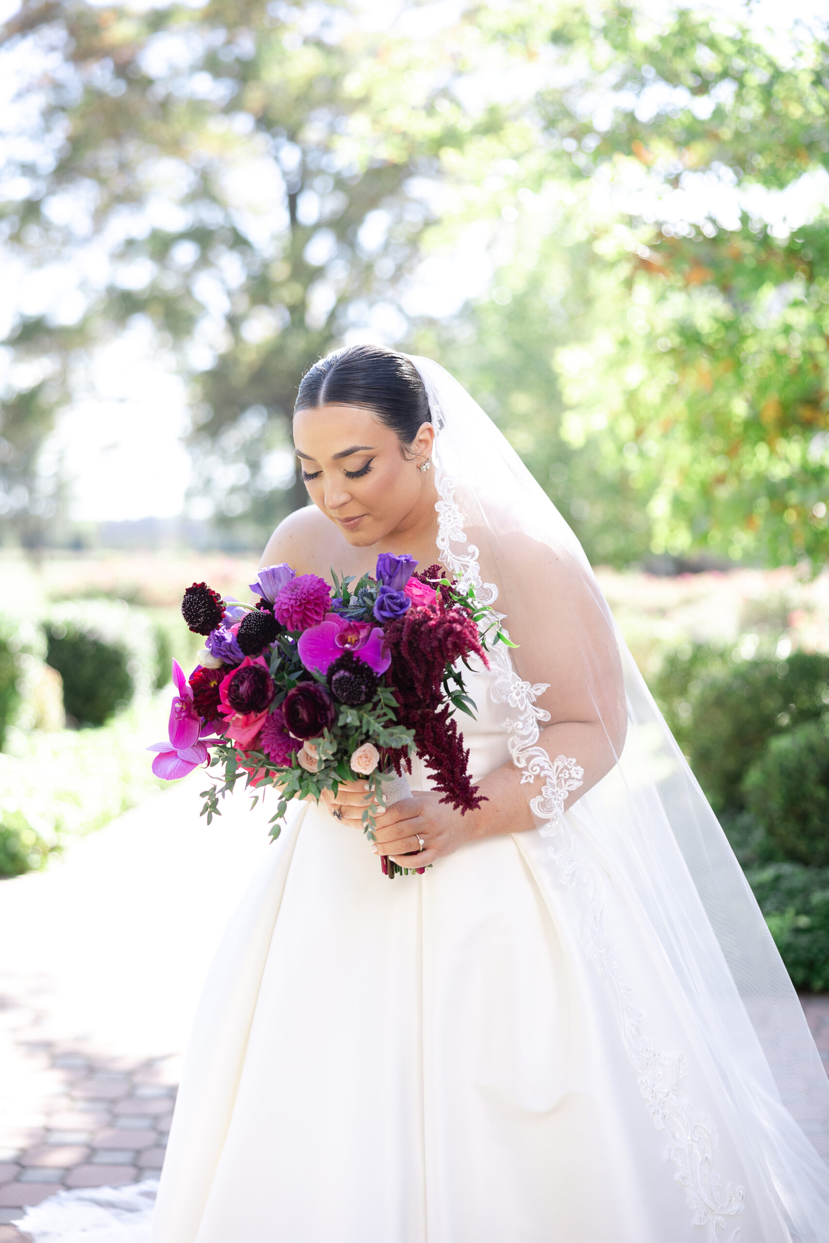 NJ bride outdoor portraits