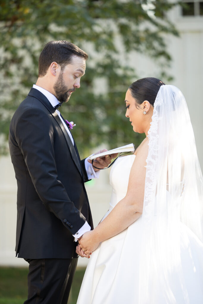Exchanging private vows