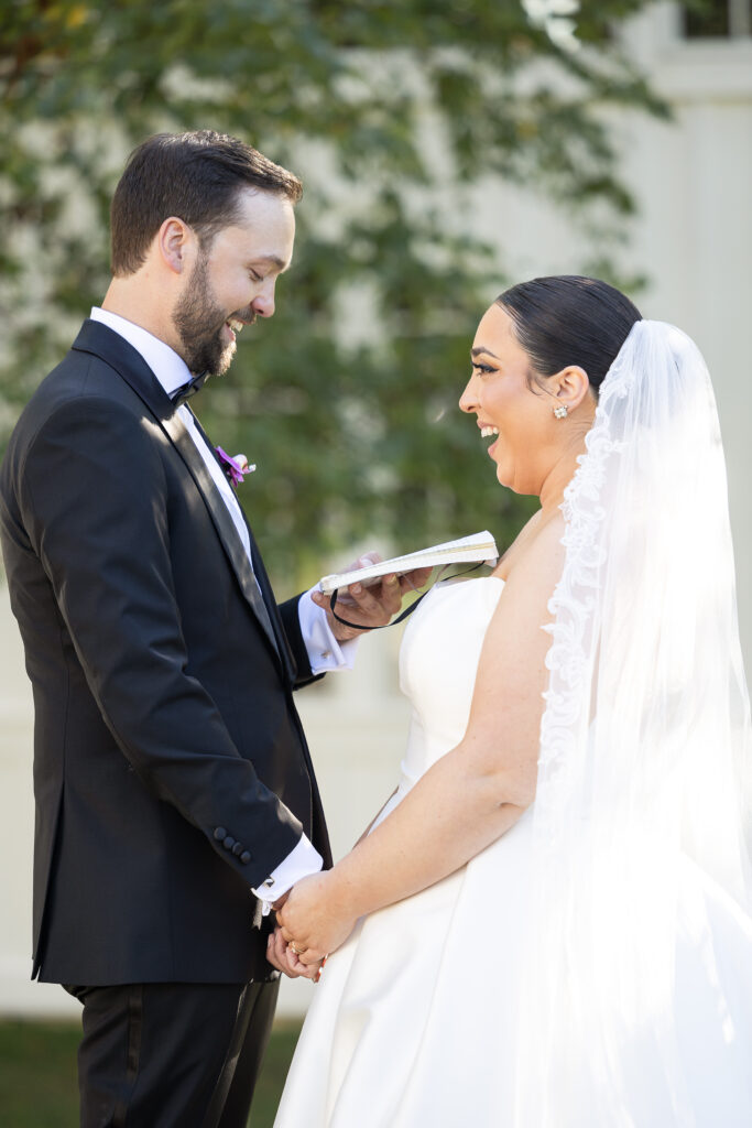 Exchanging private vows