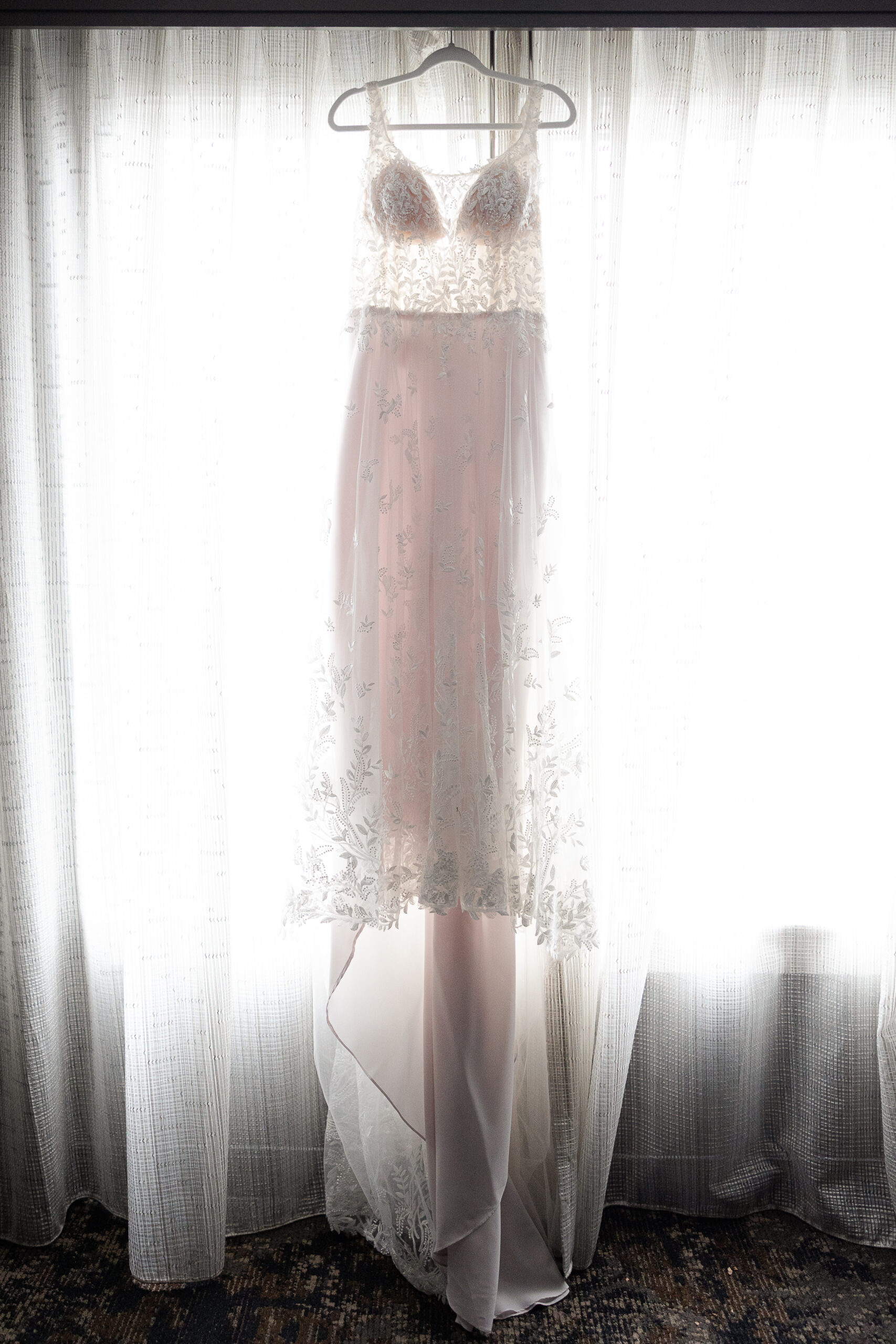 Bride white wedding gown