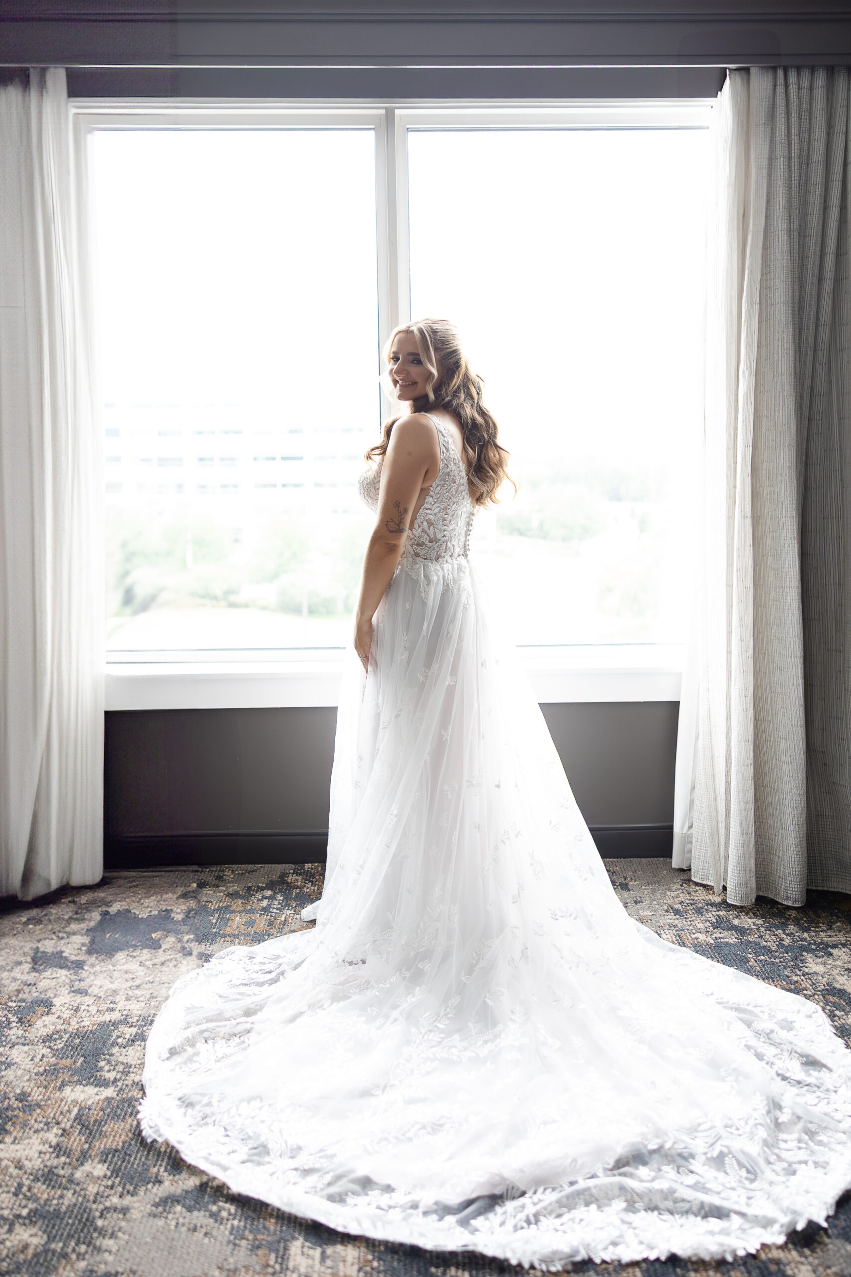 NJ bride at Bridgewater Marriott Hotel