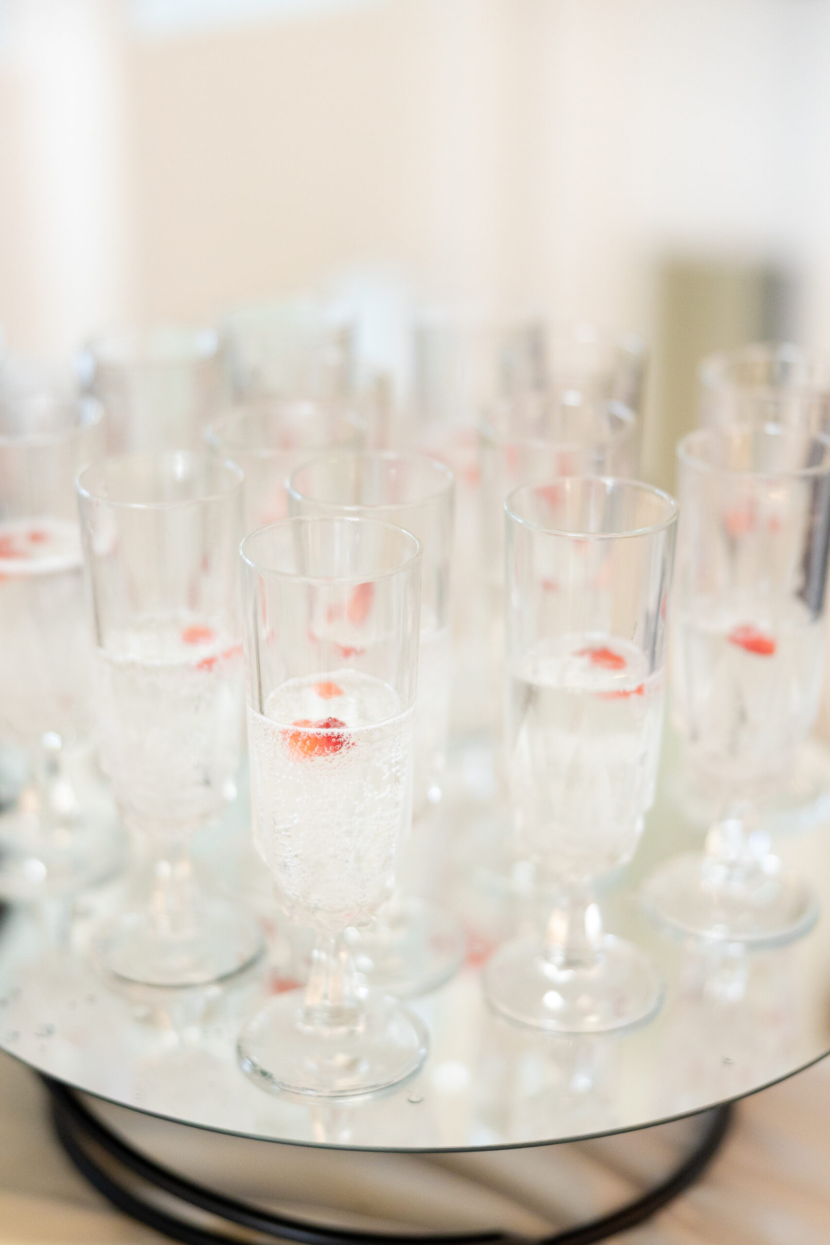 Indoor wedding reception decor