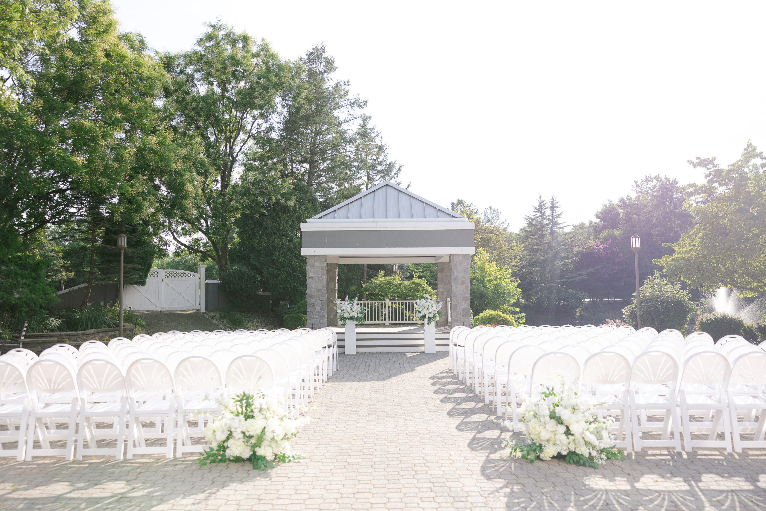 NJ Bridgewater Manor Outdoor Reception