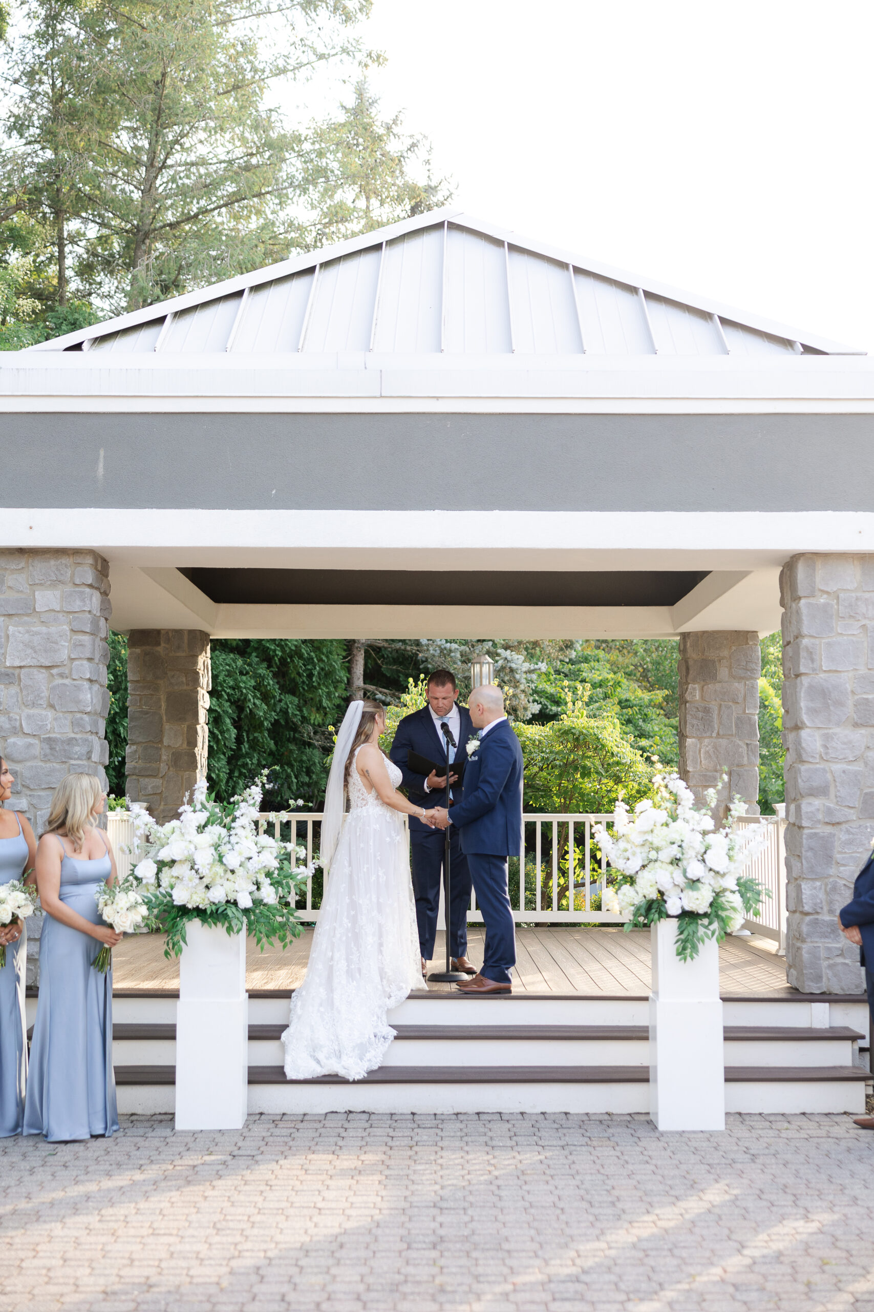 NJ Bridgewater Manor wedding ceremony outdoor 