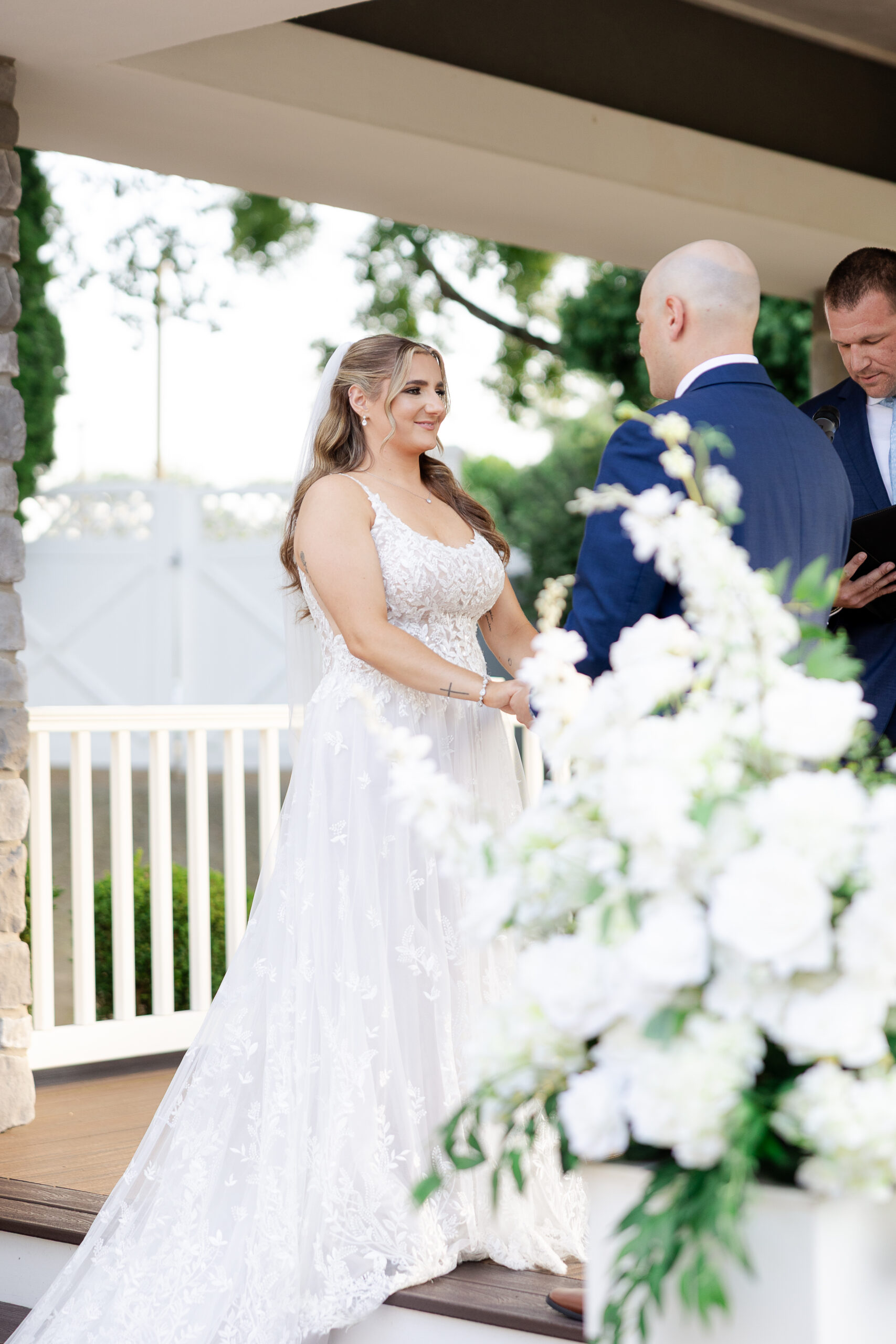 NJ Bridgewater Manor wedding ceremony outdoor 