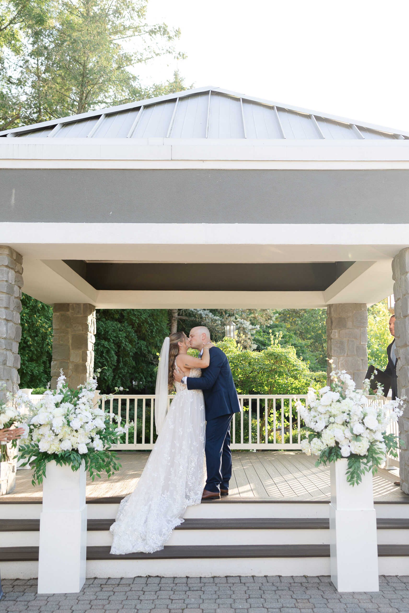NJ Bridgewater Manor wedding ceremony outdoor 