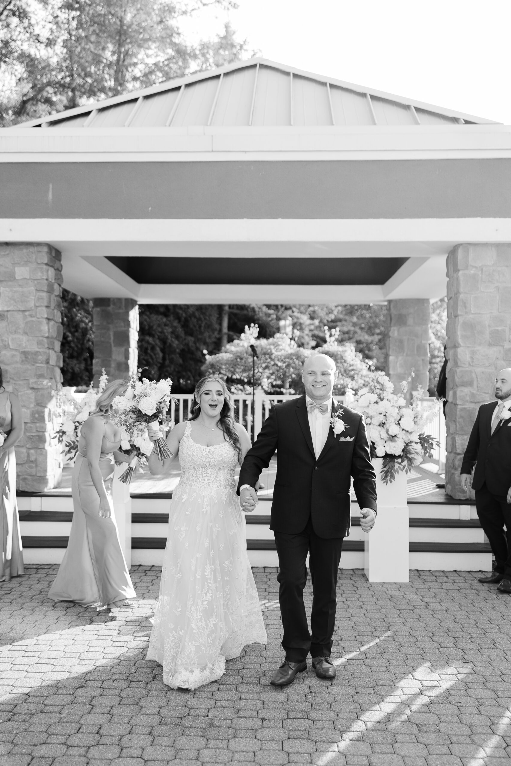 NJ Bridgewater Manor wedding ceremony outdoor