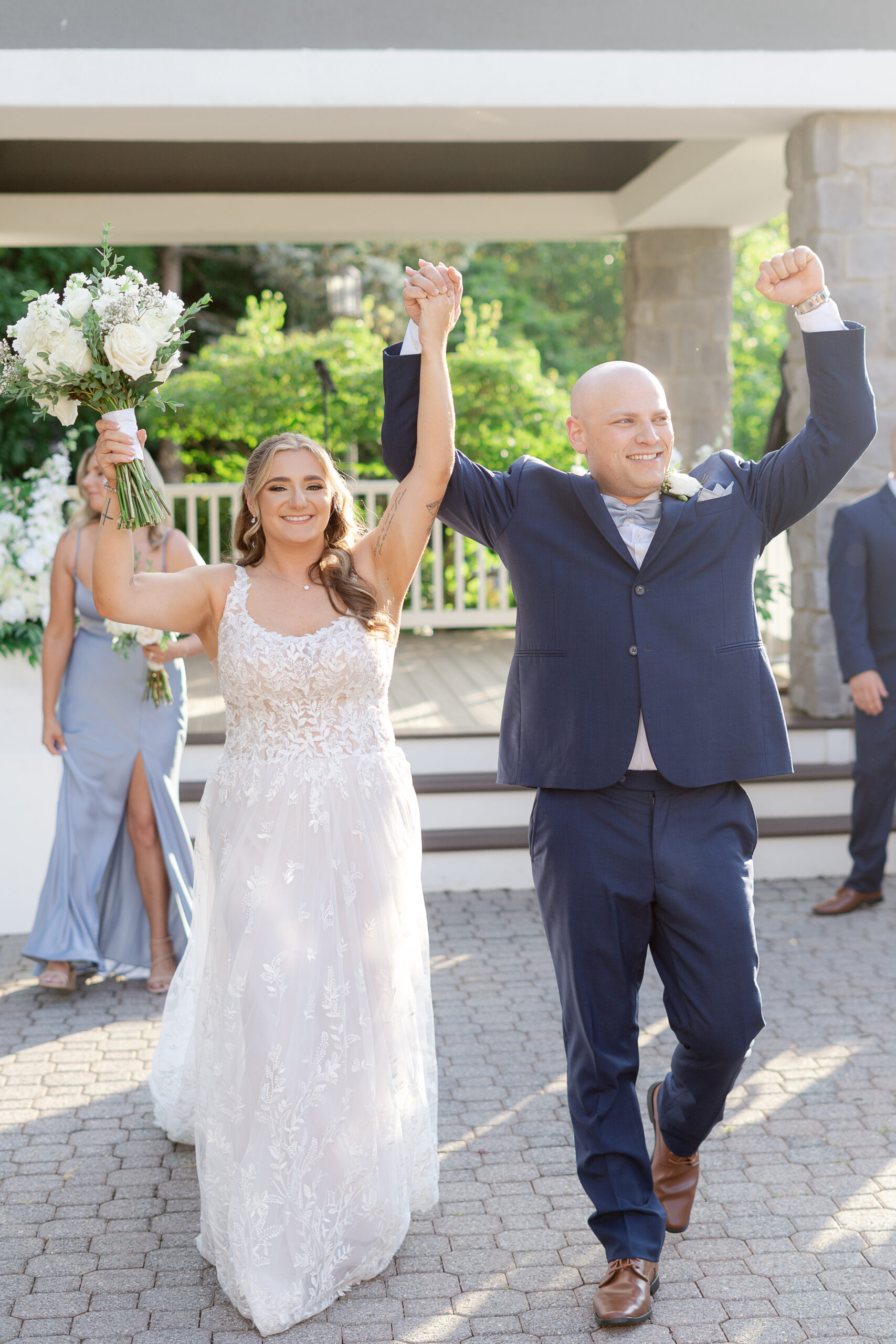 NJ Bridgewater Manor wedding ceremony outdoor