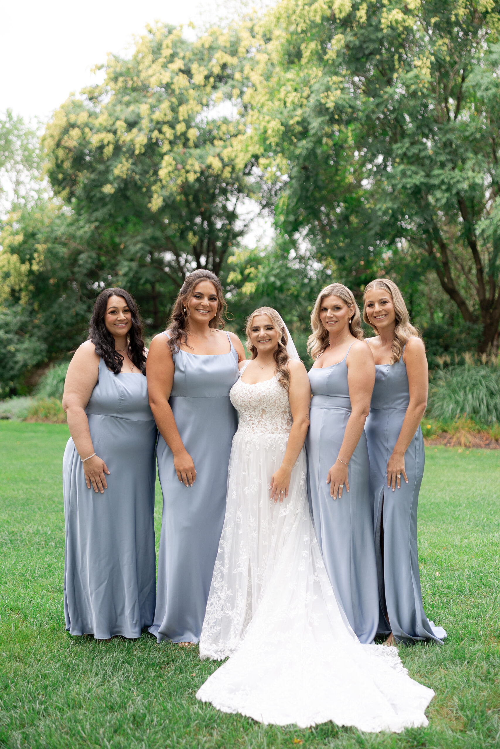 Bride and bridesmaid at Bridgewater Marriott Hotel