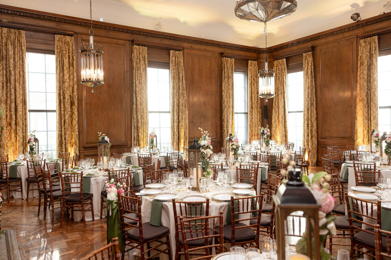 Wedding reception in Harold Pratt House